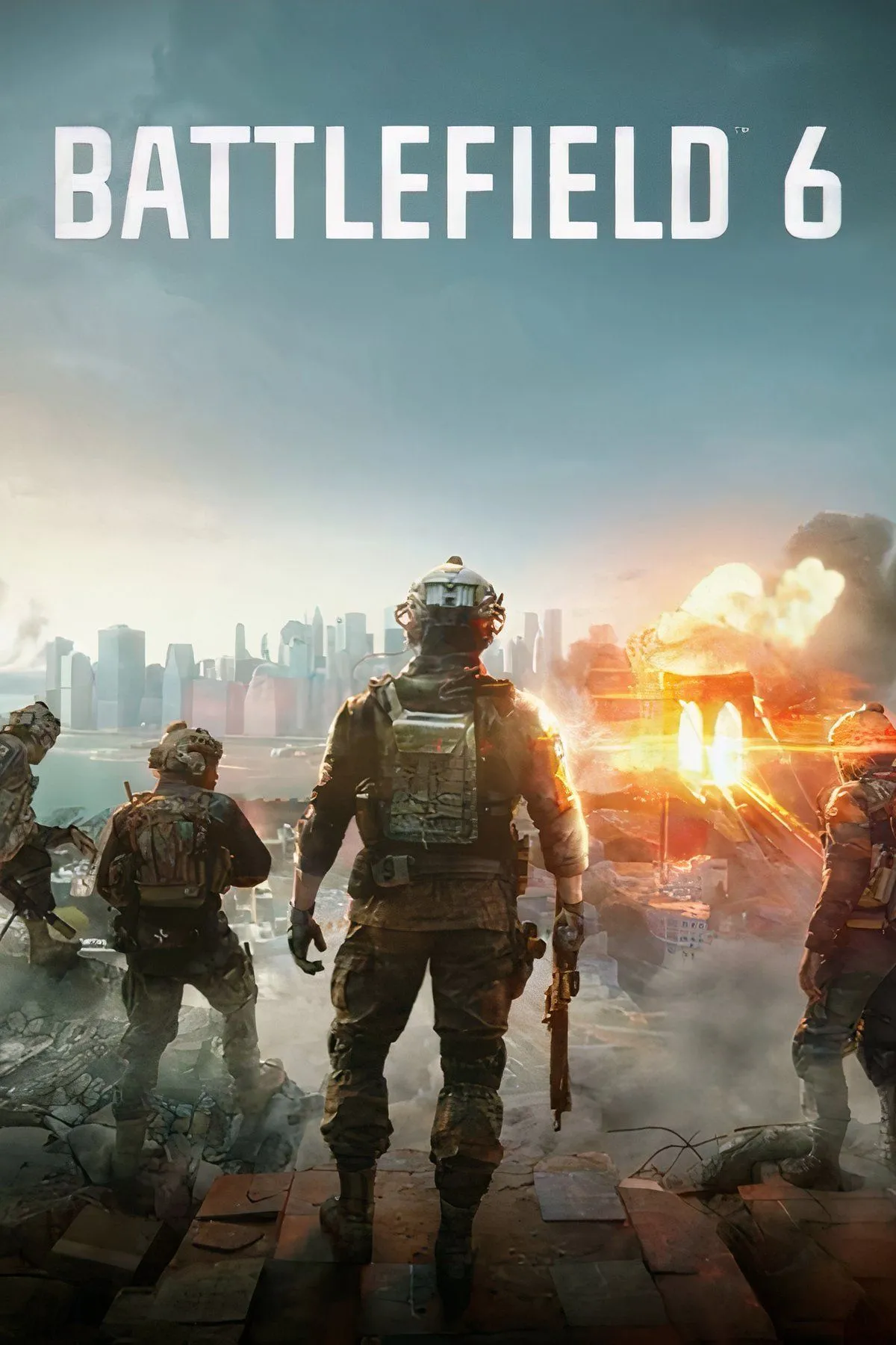 Bìa game Battlefield 6 với thiết kế quân sự tân thời