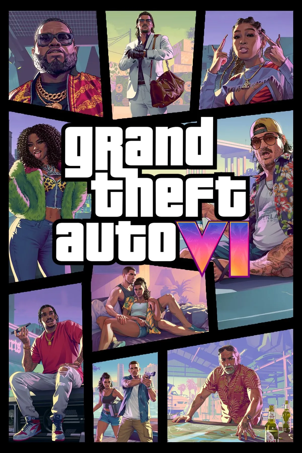 Bìa game Grand Theft Auto 6: Biểu tượng của một kỷ nguyên mới, nơi chất lượng đồ họa và chiều sâu thế giới định hình trải nghiệm, vượt lên trên cuộc tranh luận về tốc độ khung hình.