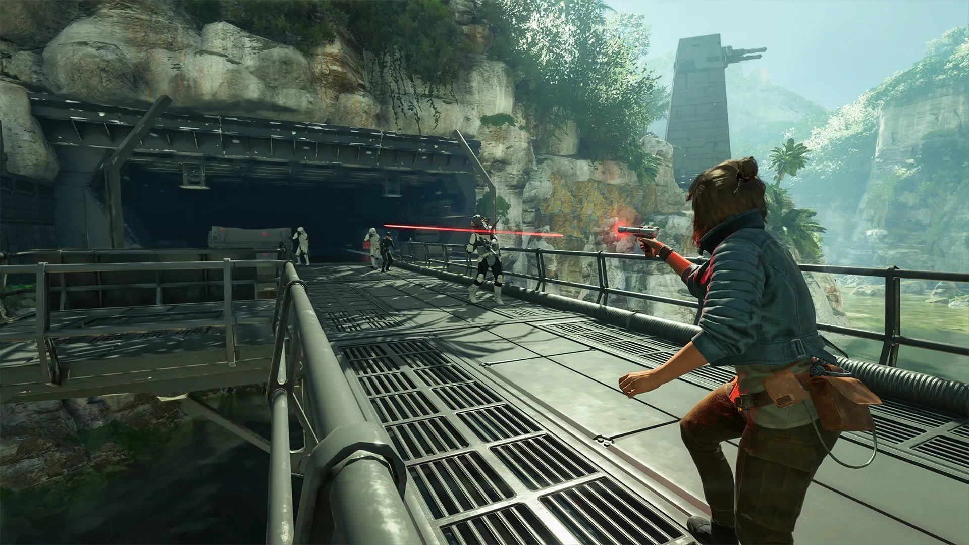 Giao diện gameplay Star Wars Outlaws trên Nintendo Switch 2 cho thấy tiềm năng nhưng còn hạn chế