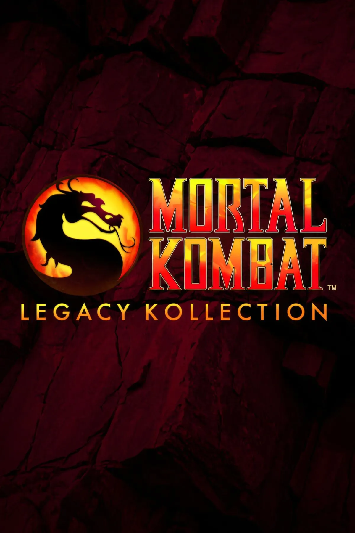 Hình ảnh bìa chính của Mortal Kombat: Legacy Kollection, biểu trưng cho bộ sưu tập game đối kháng huyền thoại.