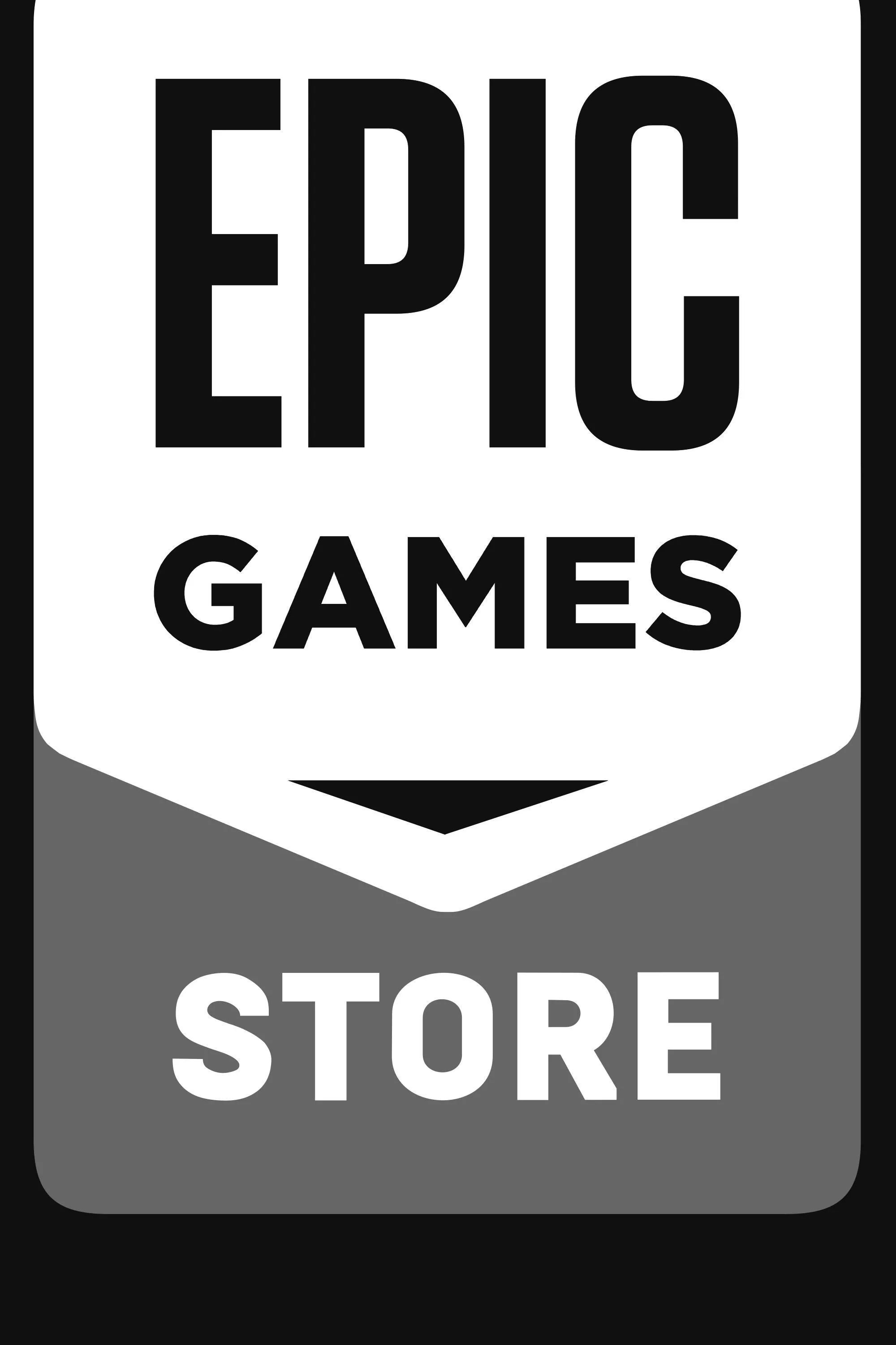 Hình ảnh logo Epic Games Store, nơi game Out of Time sẽ được phát hành