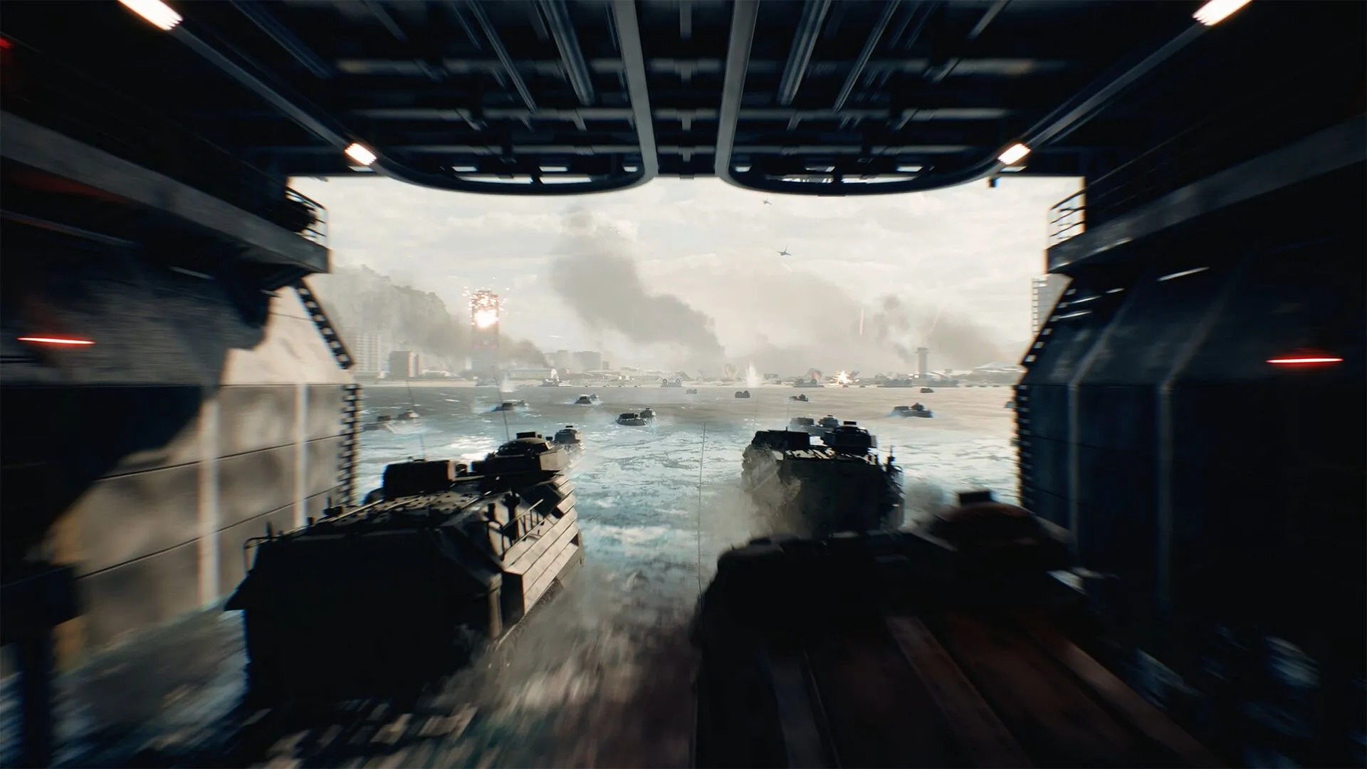 Lính bộ binh tham gia giao tranh ác liệt trong môi trường đô thị bị tàn phá của Battlefield 6
