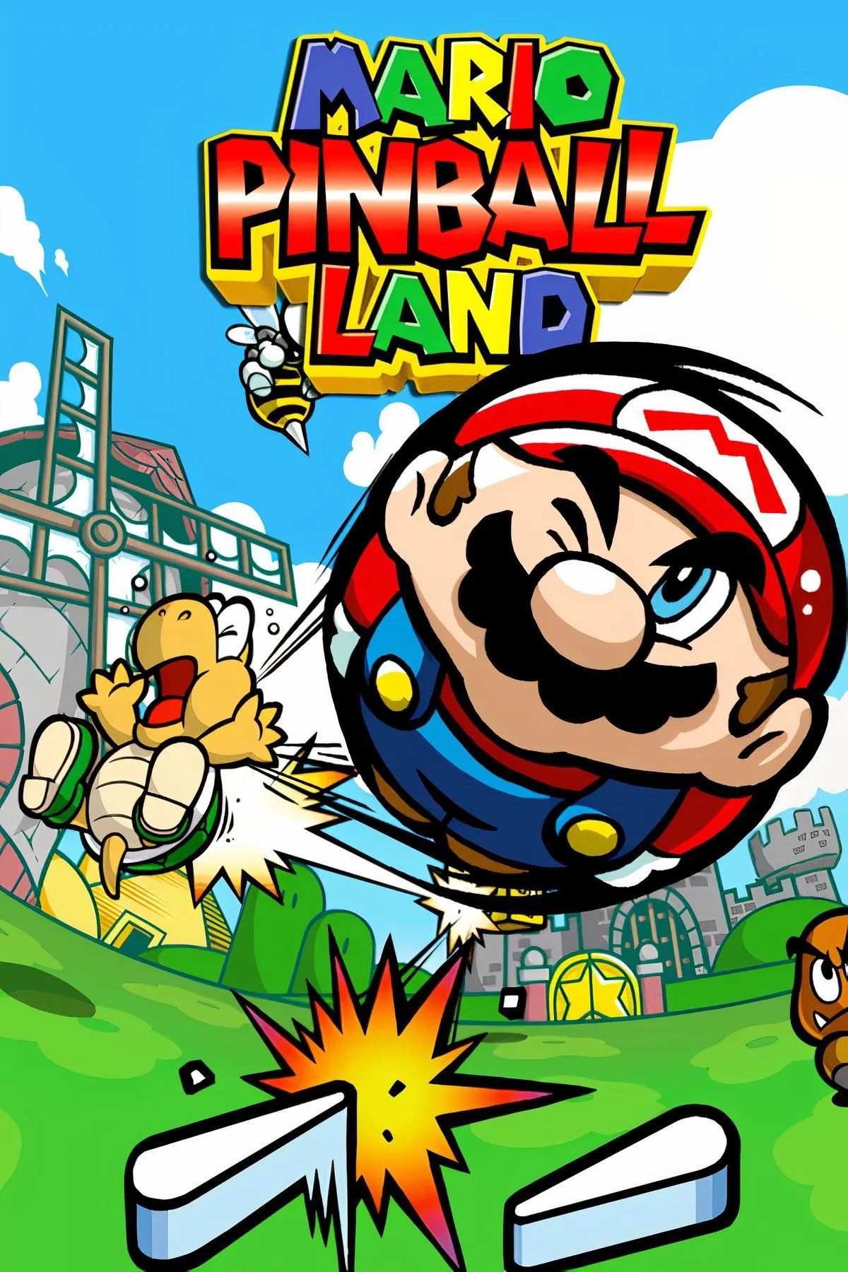 Mario Pinball Land với đồ họa sống động của GBA