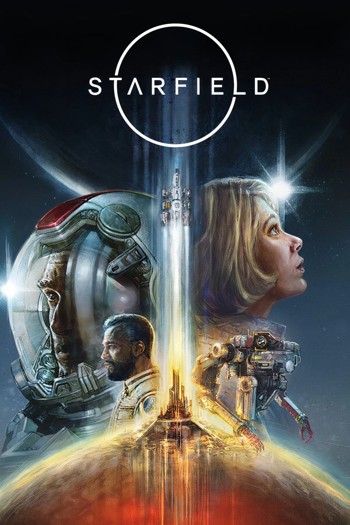 Một collage các tựa game Xbox nổi bật bao gồm Starfield và Forza Horizon 5, minh họa chiến lược phát hành đa nền tảng tiềm năng của Microsoft