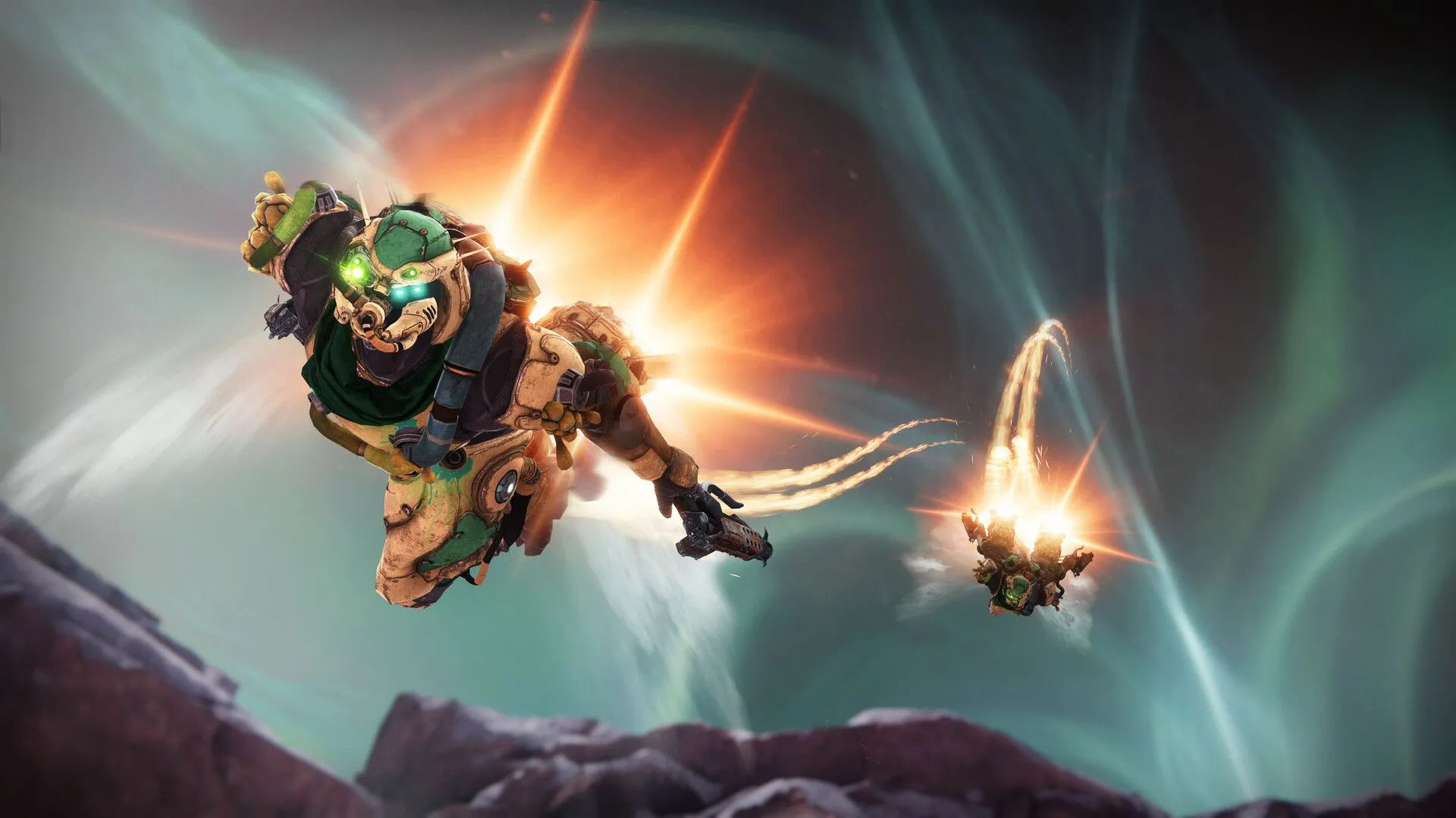 Một góc nhìn đầy kịch tính từ Destiny 2: Edge of Fate, minh họa nỗ lực đạt đến ngưỡng 450 Power cao nhất.