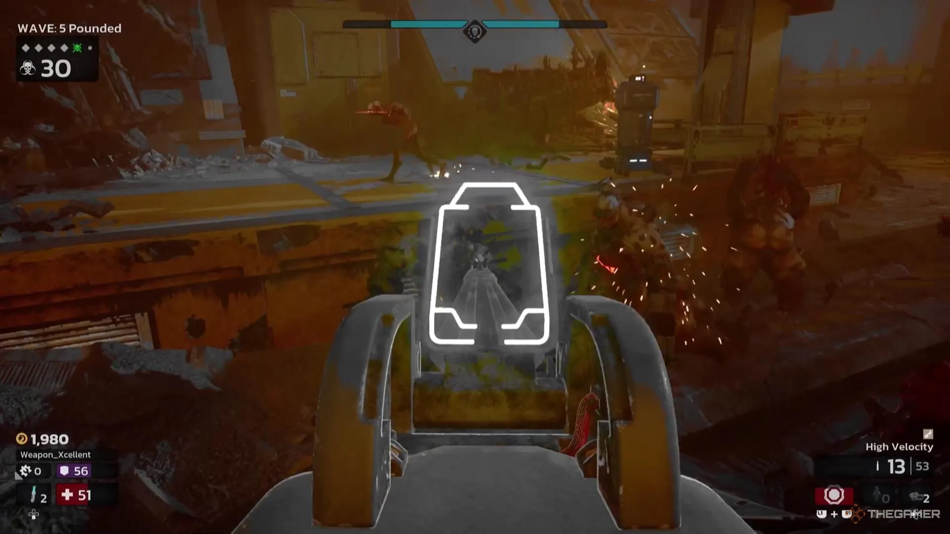 Một nhân vật bắn shotgun vào kẻ thù trong Killing Floor 3, cho thấy hiệu quả của vũ khí giá rẻ.