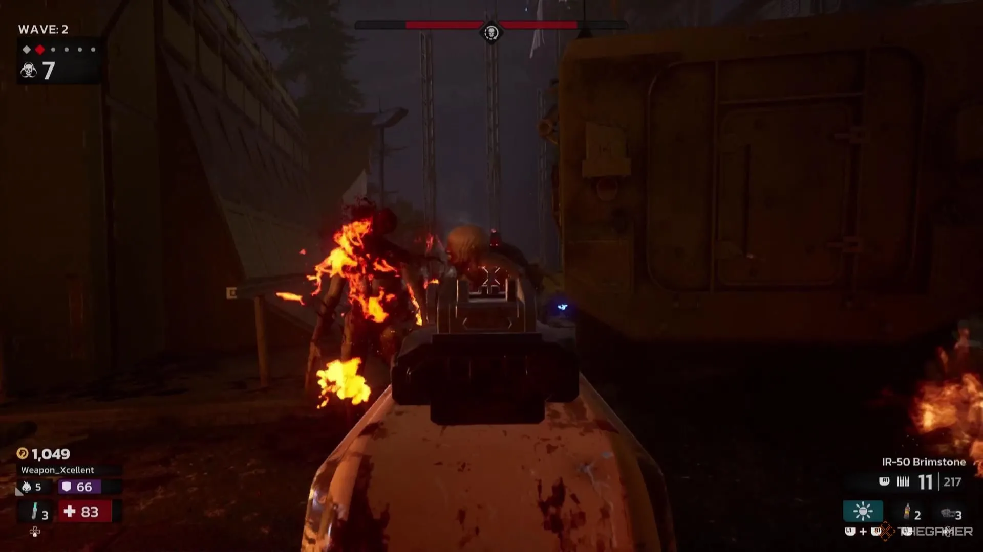 Một nhóm kẻ thù bốc cháy trong thế giới hậu tận thế của Killing Floor 3.