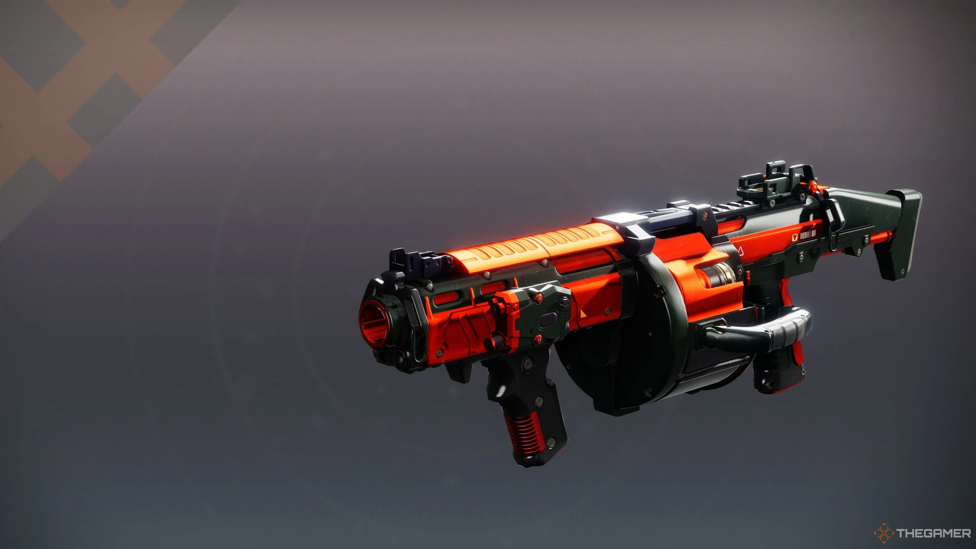 Súng phóng lựu Outrageous Fortune hệ Solar trong Destiny 2, chi tiết các God Roll cho PvE và PvP.