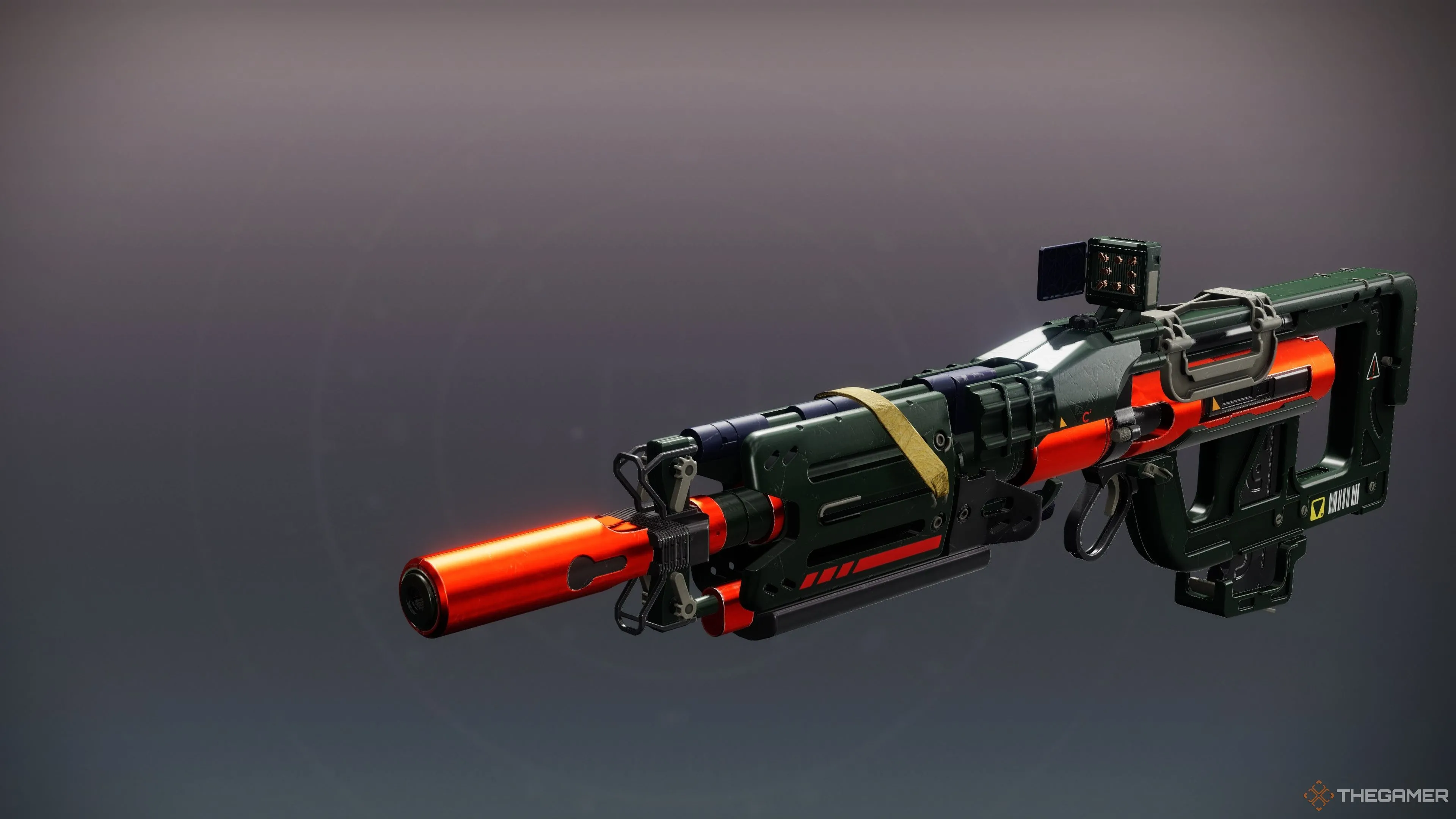 Súng trường xung Mint Retrograde với khả năng bắn micro-tên lửa trong Destiny 2, minh họa God Roll PvE.