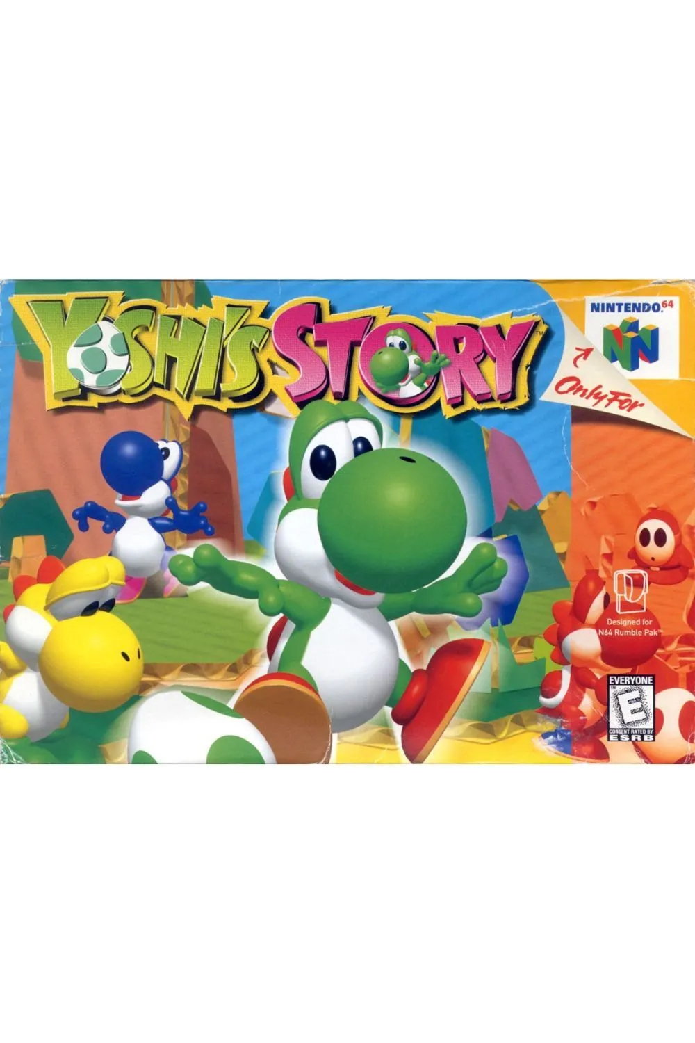 Yoshi's Story với phong cách đồ họa nghệ thuật làm từ vật liệu thủ công