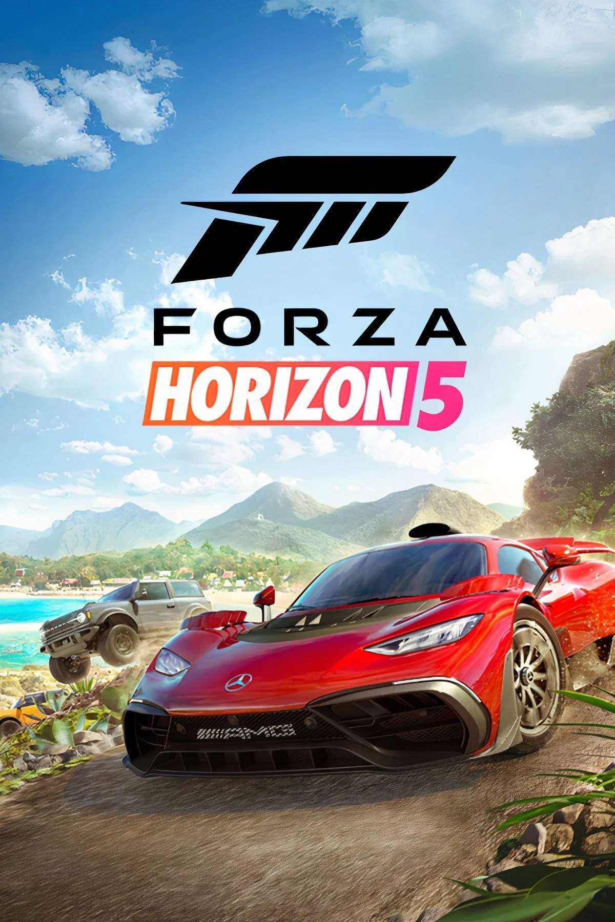 Ảnh bìa Forza Horizon 5: phong cảnh mở, xe đua và hiệu ứng ánh sáng