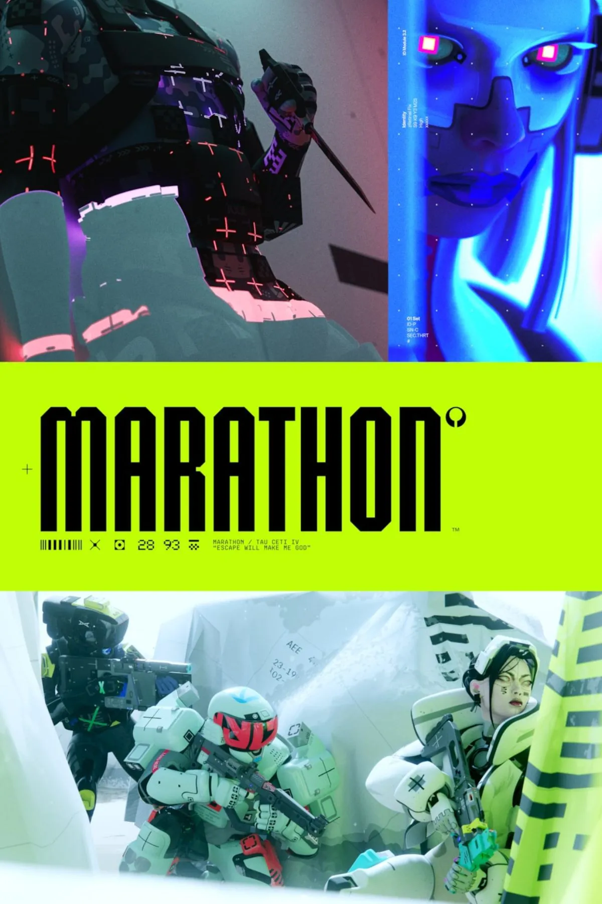 Ảnh cover art Marathon trên tag page của tựa game