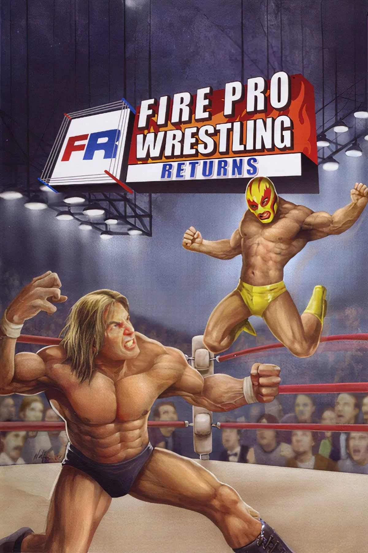 Ảnh Fire Pro Wrestling Returns - roster đô vật khổng lồ phản chiếu văn hóa wrestling Nhật Bản
