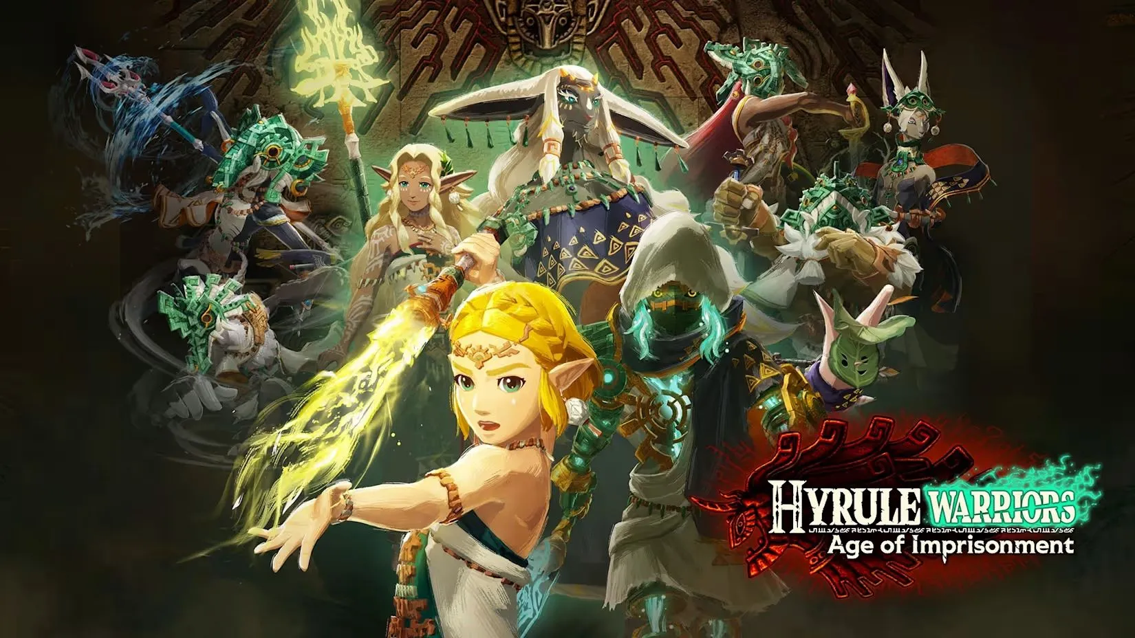 Ảnh press art Hyrule Warriors: Age of Imprisonment — đội hình và thiết kế nghệ thuật