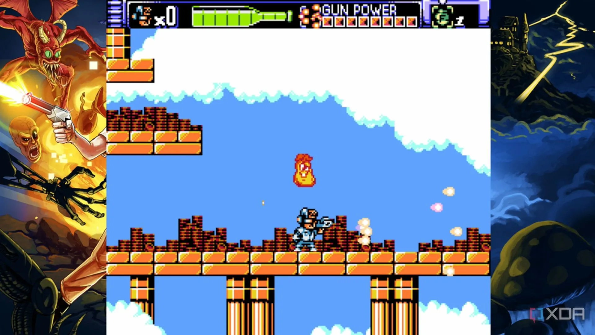 Ảnh The Nerd cùng Shit Pickle, minh họa cơ chế trợ giúp hài hước trong game