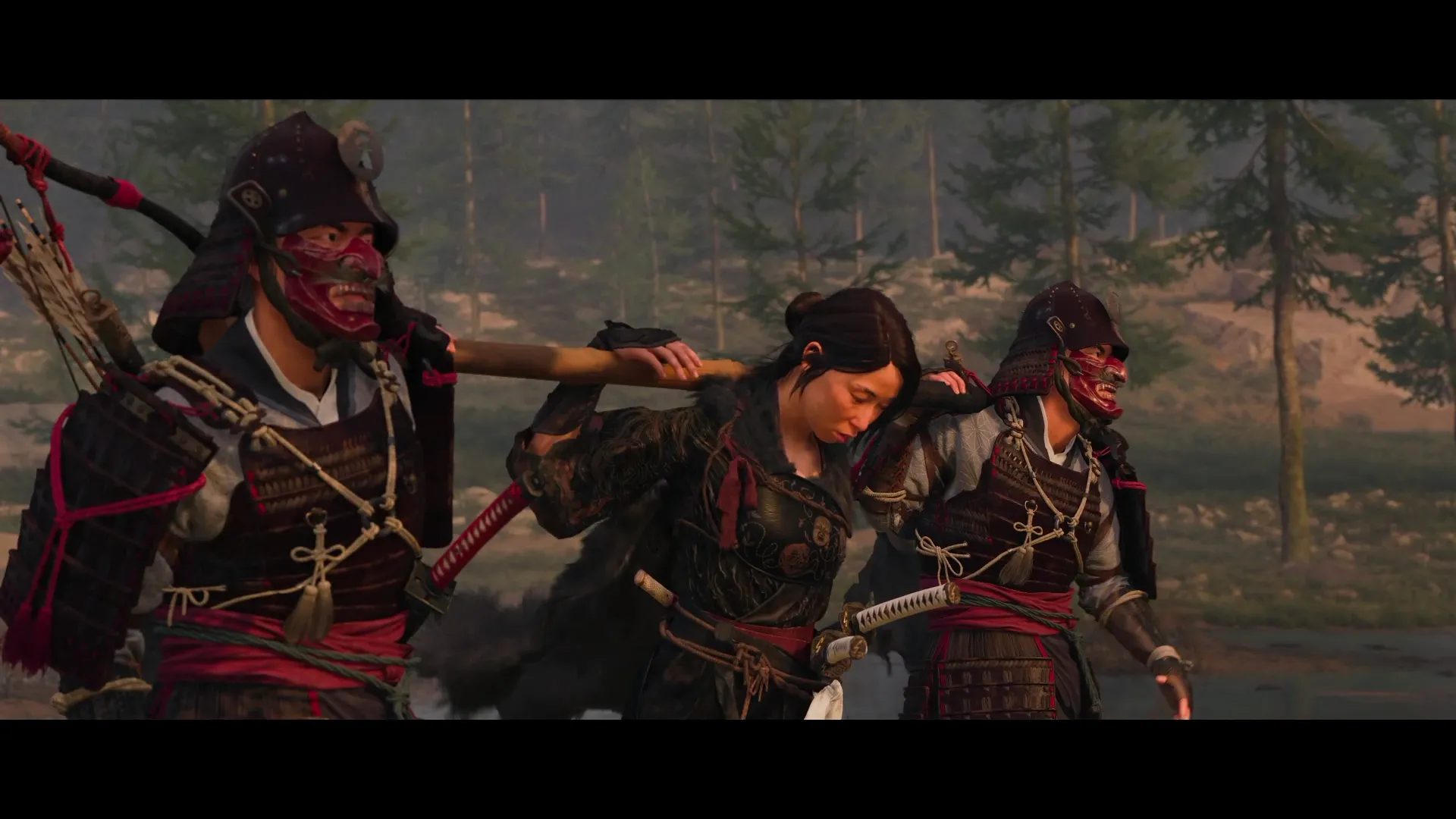 Atsu bị bắt trong trại cướp tại Teshio Ridge, tiền đề để nhận Mũ Lửa Vàng