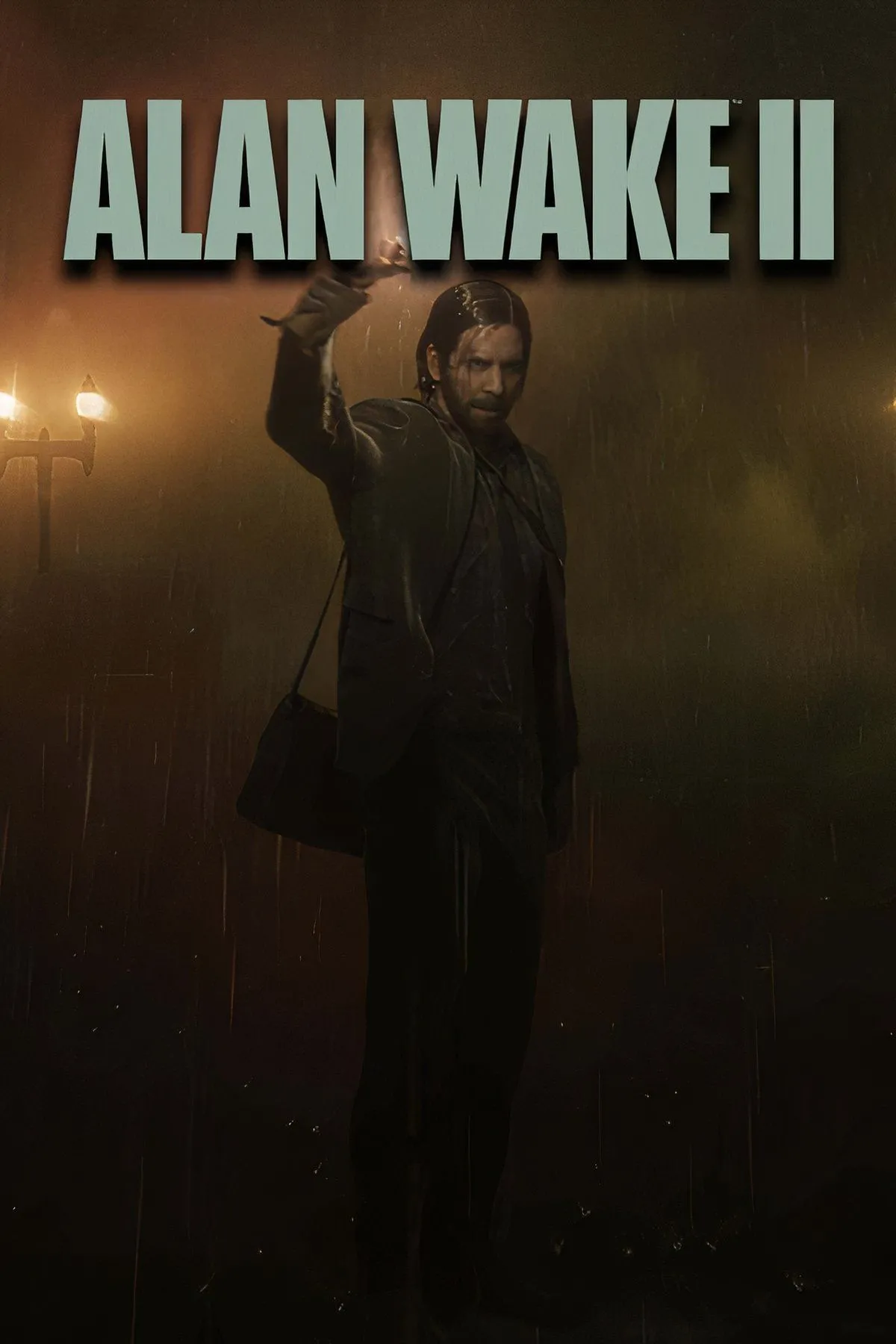 Bìa Alan Wake 2 với khuôn mặt xám trắng hiện lên bất ngờ