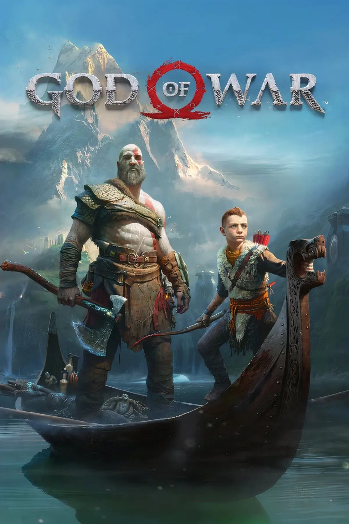 Bìa God of War - hình ảnh biểu trưng cho hành trình mới có thể mở rộng sang pantheon Ai Cập, tạo tiền đề cho cơ chế và chủ đề mới