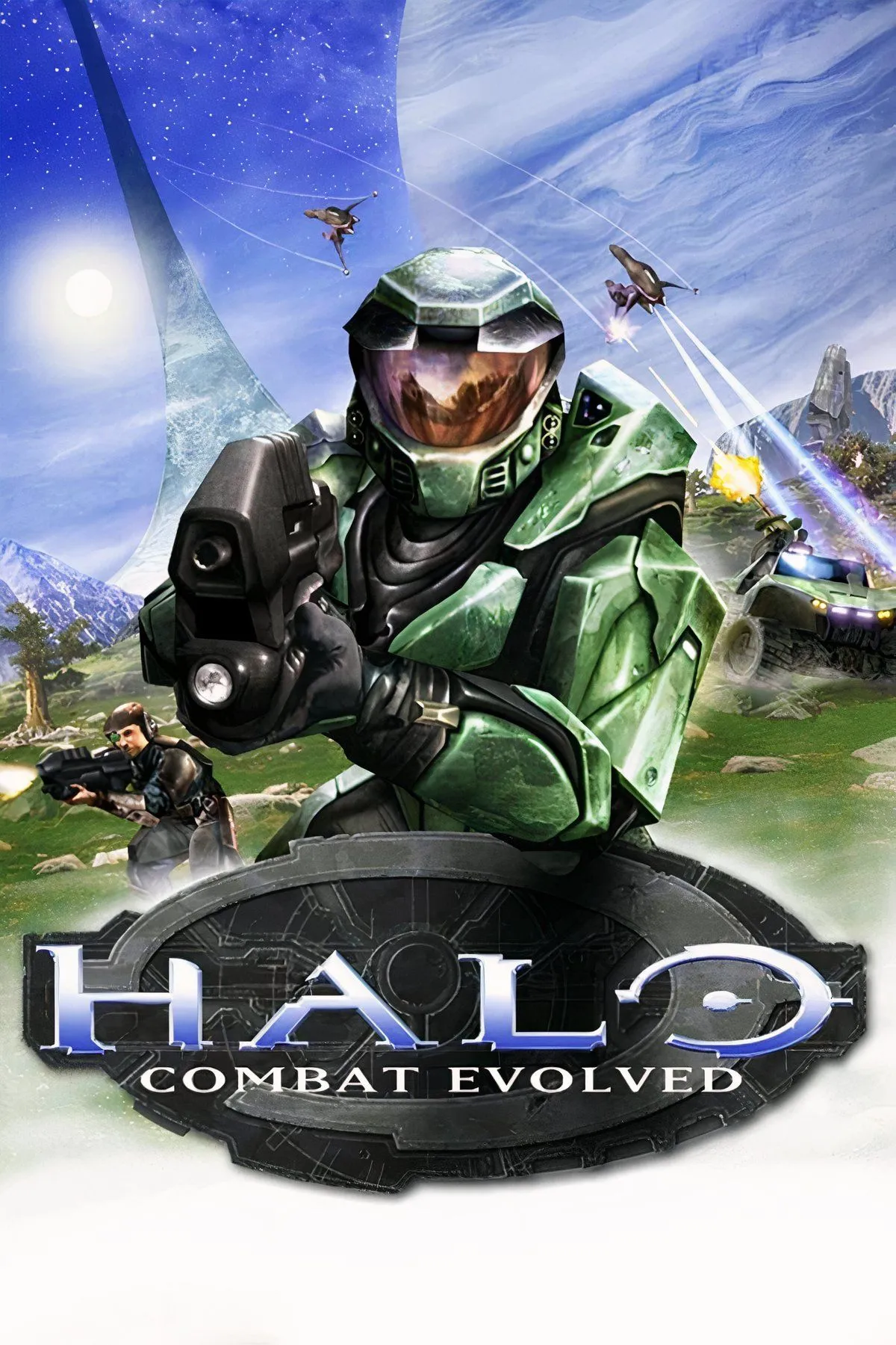 Bìa Halo: Combat Evolved — biểu tượng văn hóa của một thời đại FPS đầu thế kỷ 21