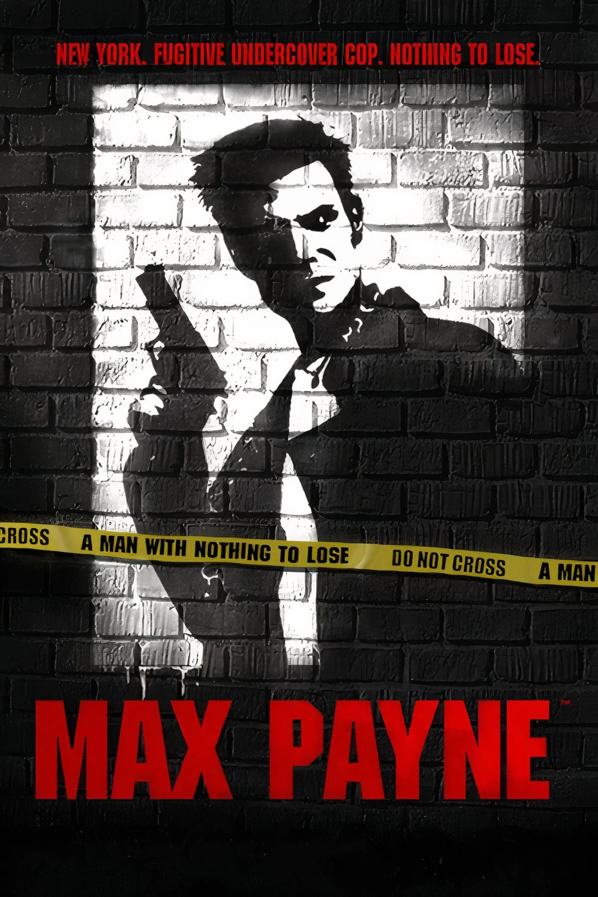Bìa Max Payne, tông màu noir, bạo lực và báo thù