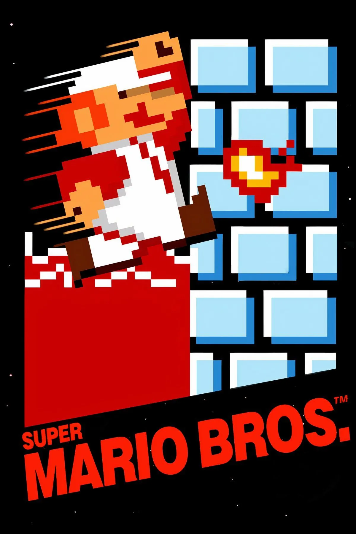 Bìa Super Mario Bros. - biểu tượng nền tảng của platformer và văn hóa game