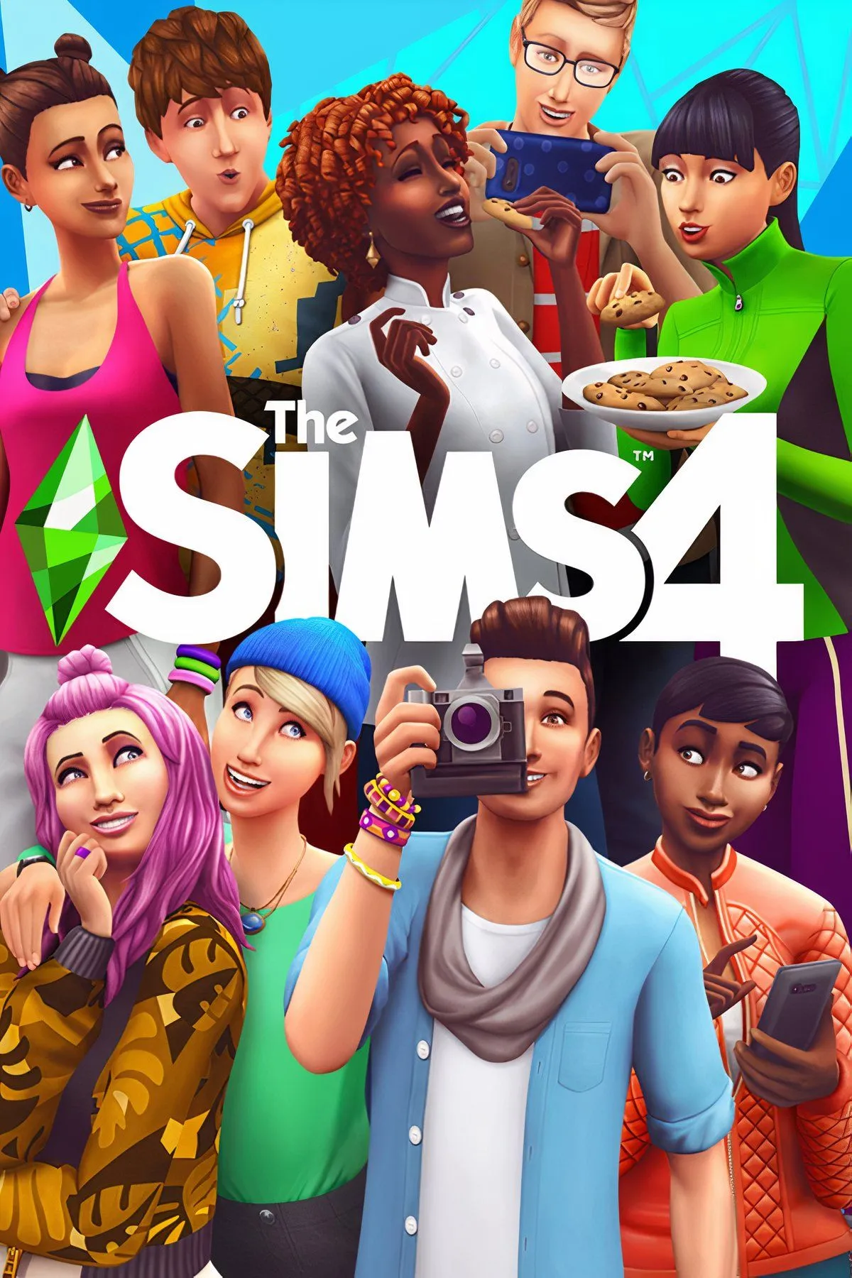 Bìa The Sims 4 với các gói mở rộng