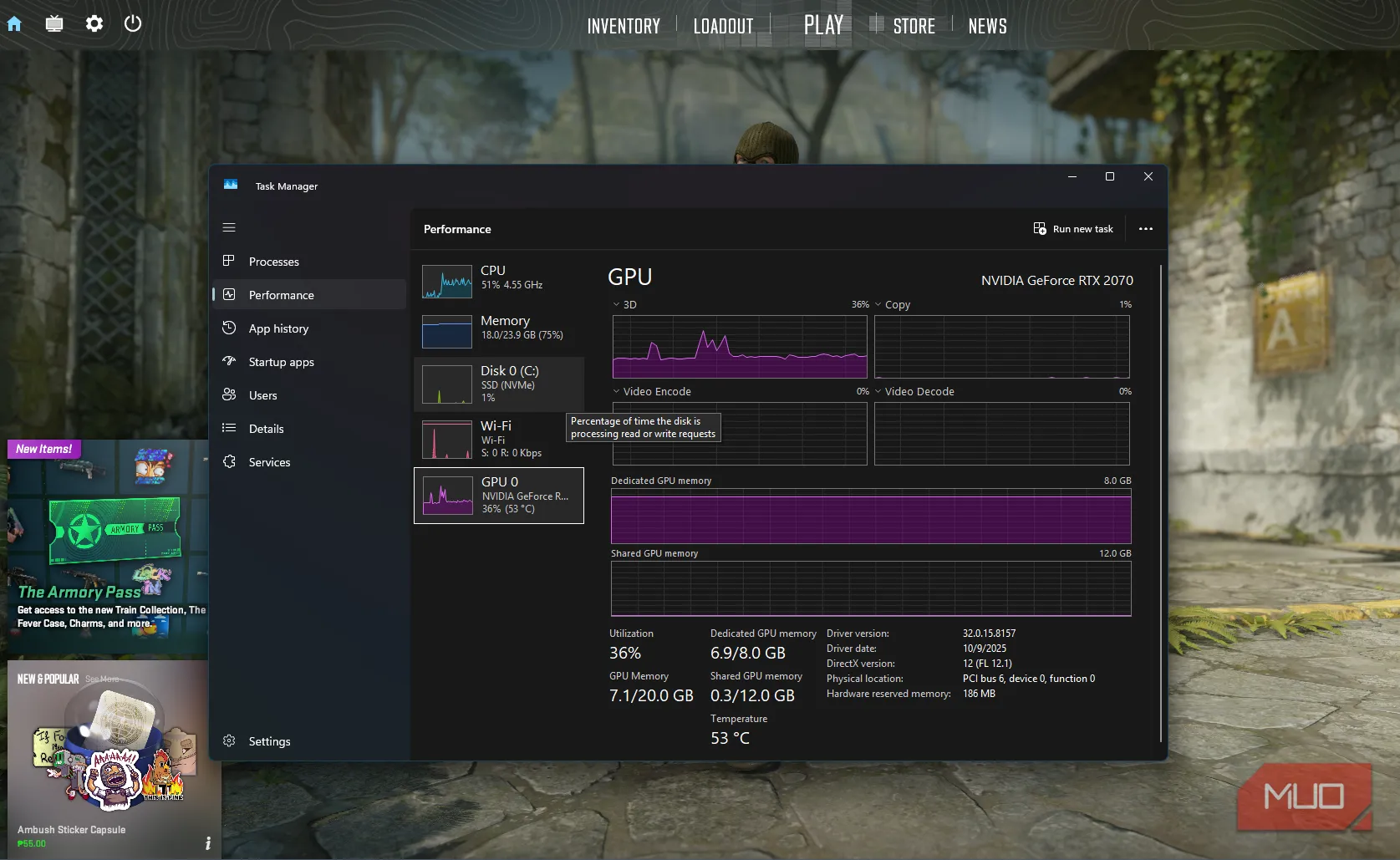 Biểu đồ minh họa GPU phải làm việc nhiều hơn khi render ở độ phân giải cao