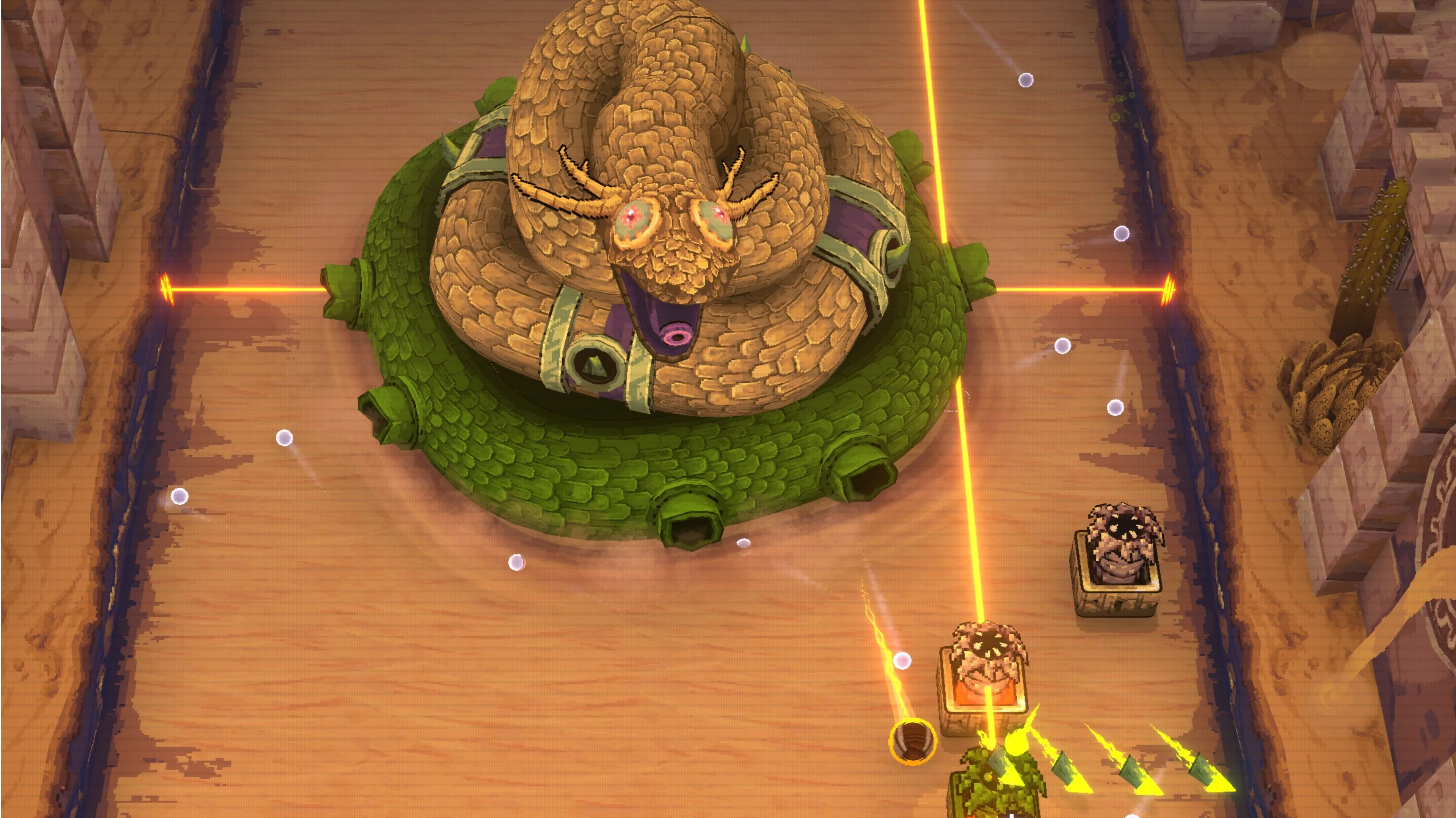 Boss rắn trong Ball x Pit — ví dụ về thiết kế kẻ thù bullet-hell và yếu tố bất ngờ trong mỗi run