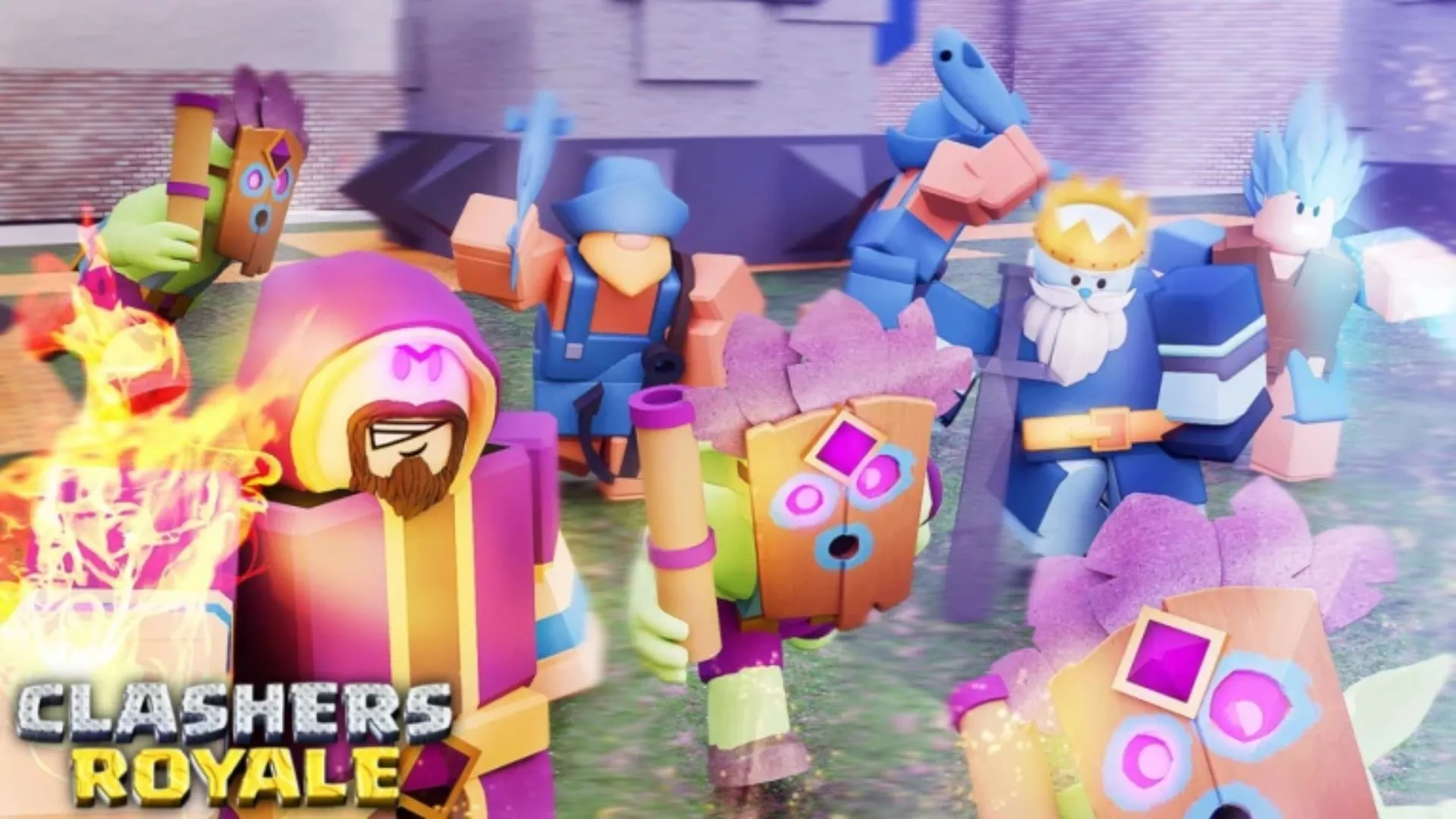 Các nhân vật Clashers Royale trên Roblox, minh họa bộ sưu tập và thiết kế nhân vật