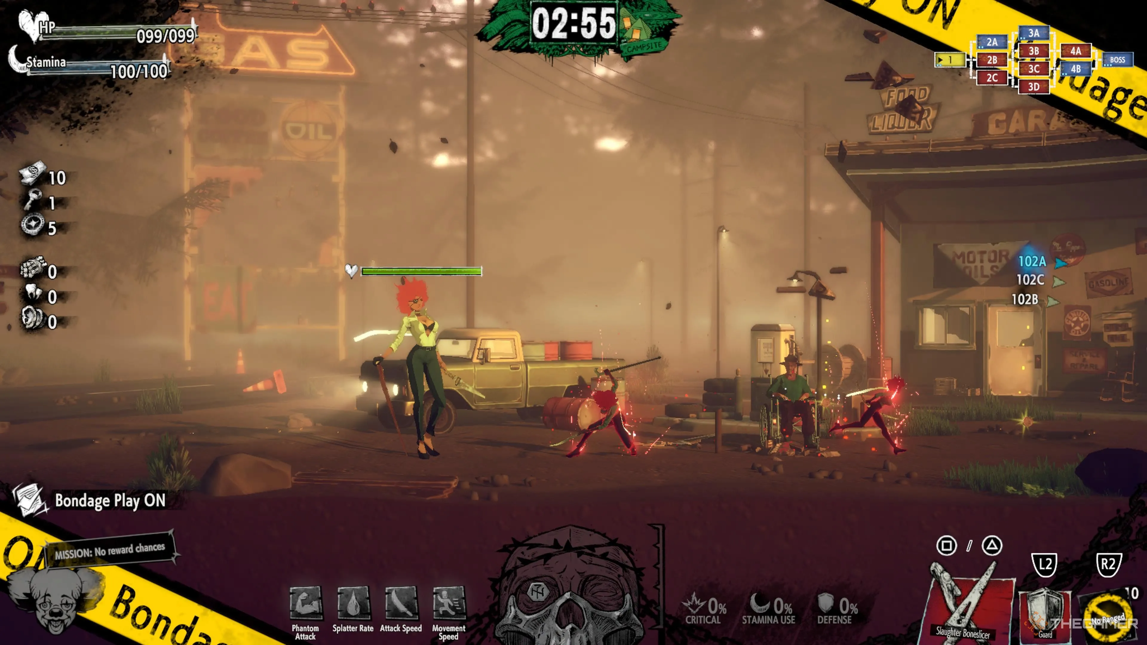 Cảnh gameplay Hotel Barcelona thể hiện cơ chế Slasher Phantom và bản sao hành vi người chơi