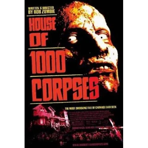 Cảnh phim House of 1000 Corpses thể hiện không khí cult và trưng bày thi thể trong bảo tàng quái dị