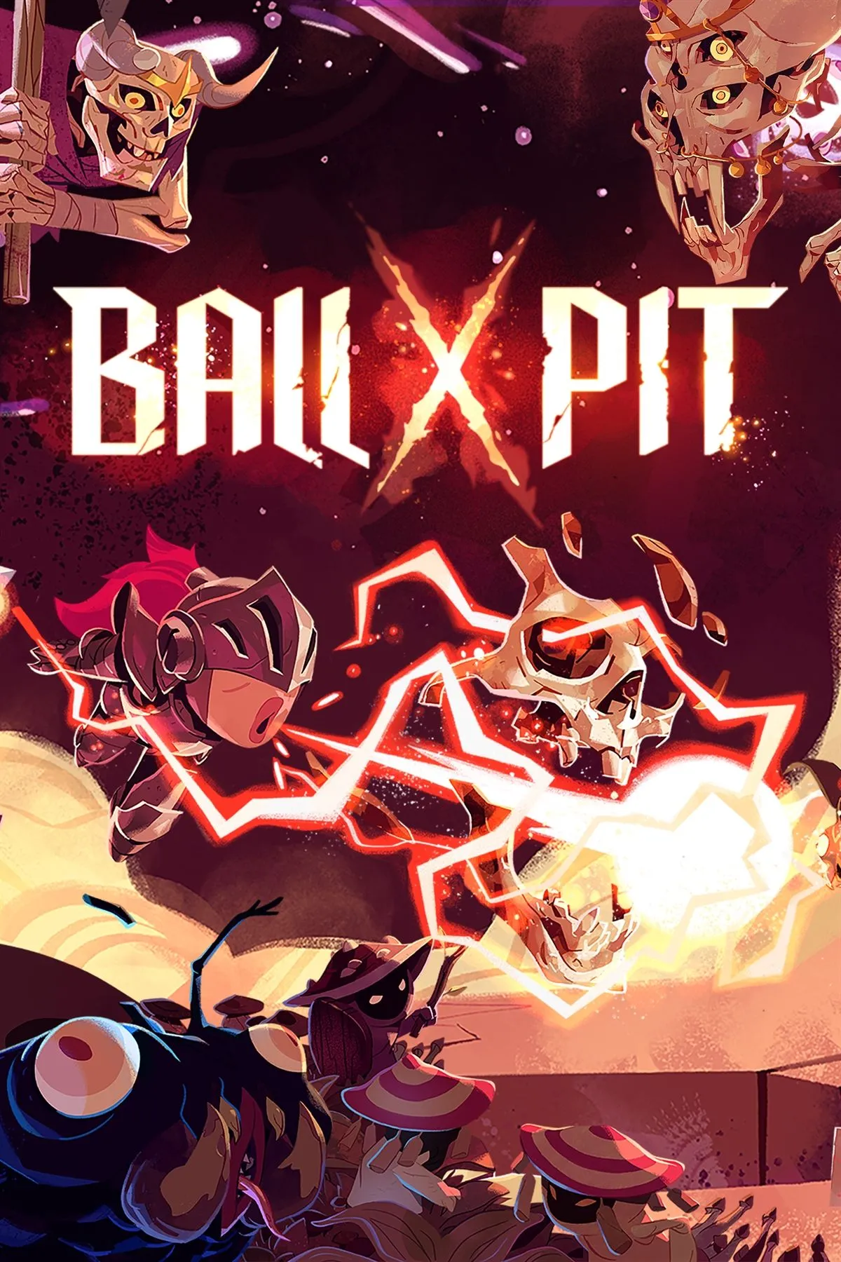 Cover art BALL x PIT — phong cách đồ họa và bản sắc indie rõ ràng, dễ nhận diện trên cửa hàng số