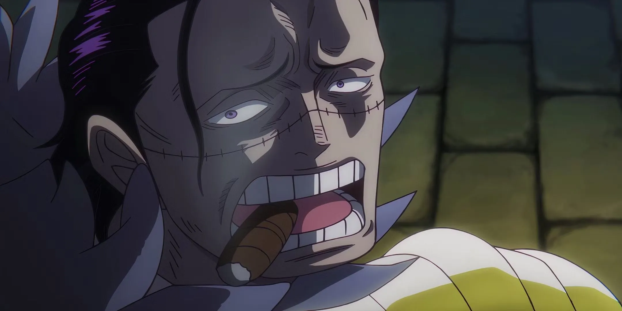 Crocodile tại Impel Down, tượng trưng cho quá khứ tội phạm và nhu cầu nâng cấp Haki để thích nghi với thời đại mới