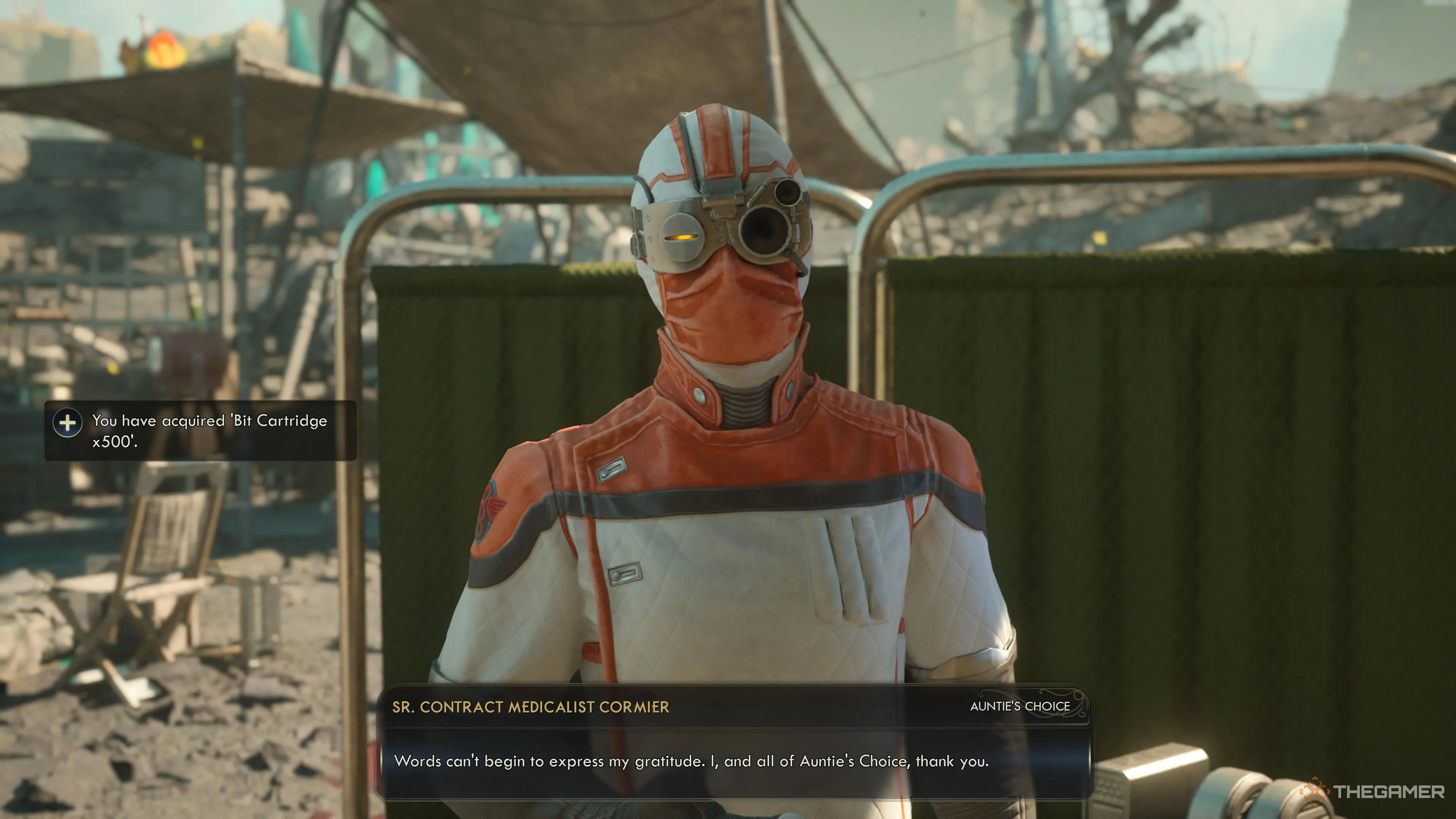 Drop pod Auntie's Choice chứa AutoDoc Compression Coils trên Golden Ridge.