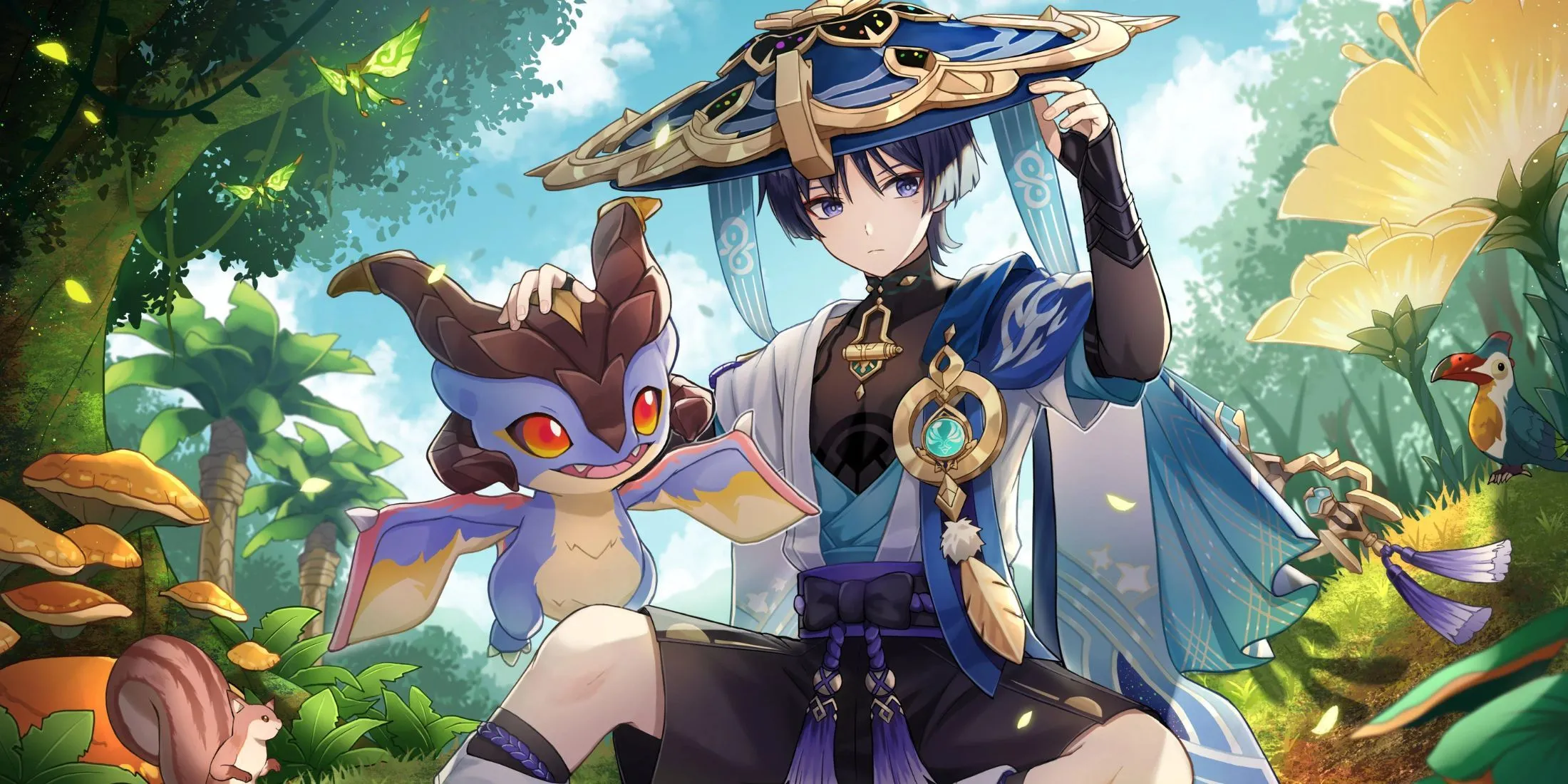 Durin mô hình trong Genshin Impact, phiên bản 6.1 — nhân vật Pyro kiếm thủ 5 sao