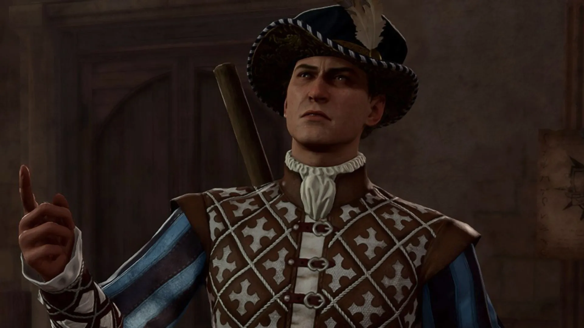 Ettvard Needle, biên tập viên trưởng của Baldur's Mouth Gazette trong thành phố