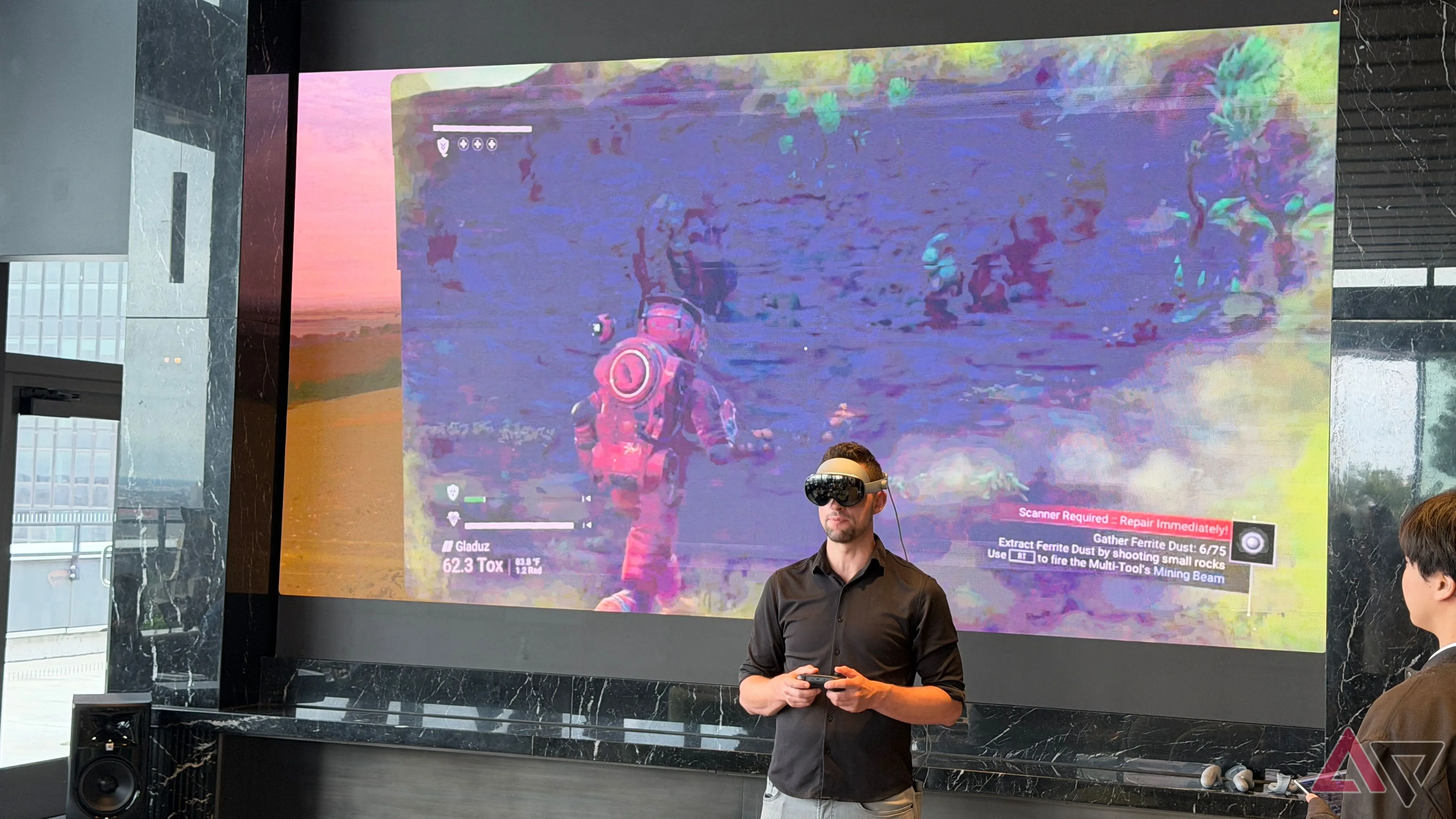 Galaxy XR trình chiếu nội dung giải trí trong không gian ảo, mở rộng tầm quan sát của người xem