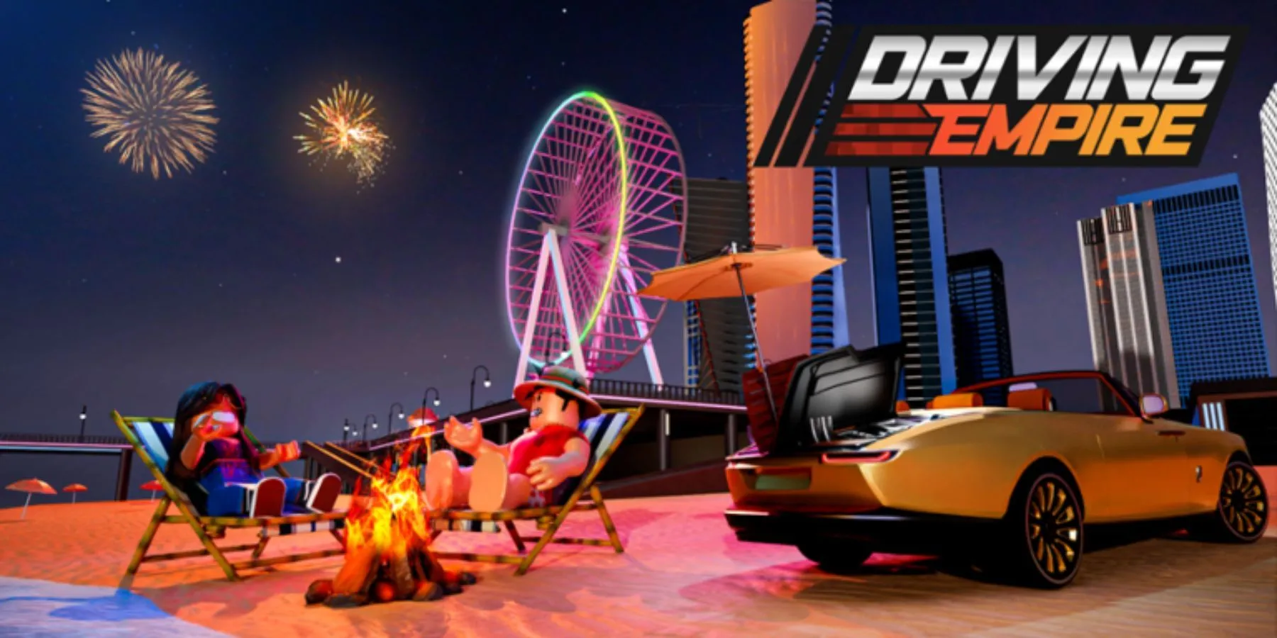 Garage và xe trong Driving Empire, mã giúp mở rộng gara