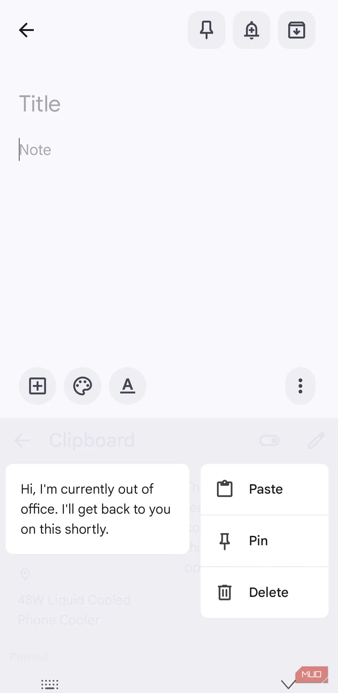 Ghim văn bản trong Clipboard để tái sử dụng nhanh trên Gboard