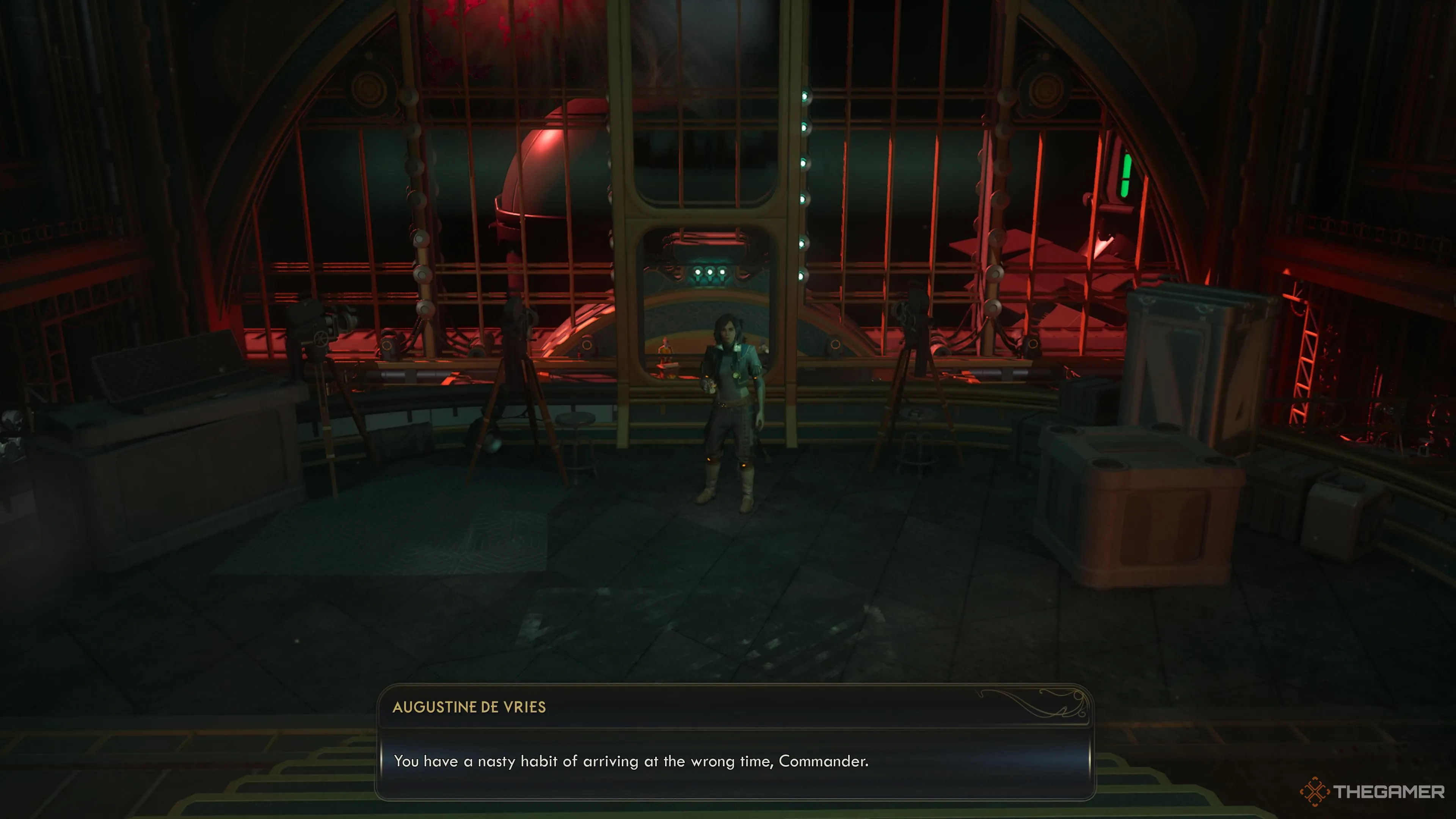 Giao đấu với Augustine de Vries trong phòng hội nghị; quyết định của bạn sẽ thay đổi bản đồ chính trị.