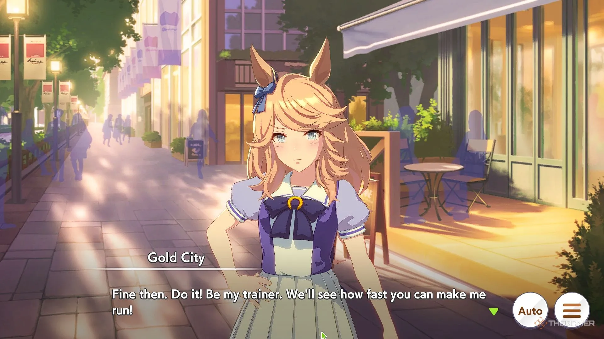 Gold City — nhân vật Umamusume giới hạn trên banner, kích thích hành vi mua trong gacha.