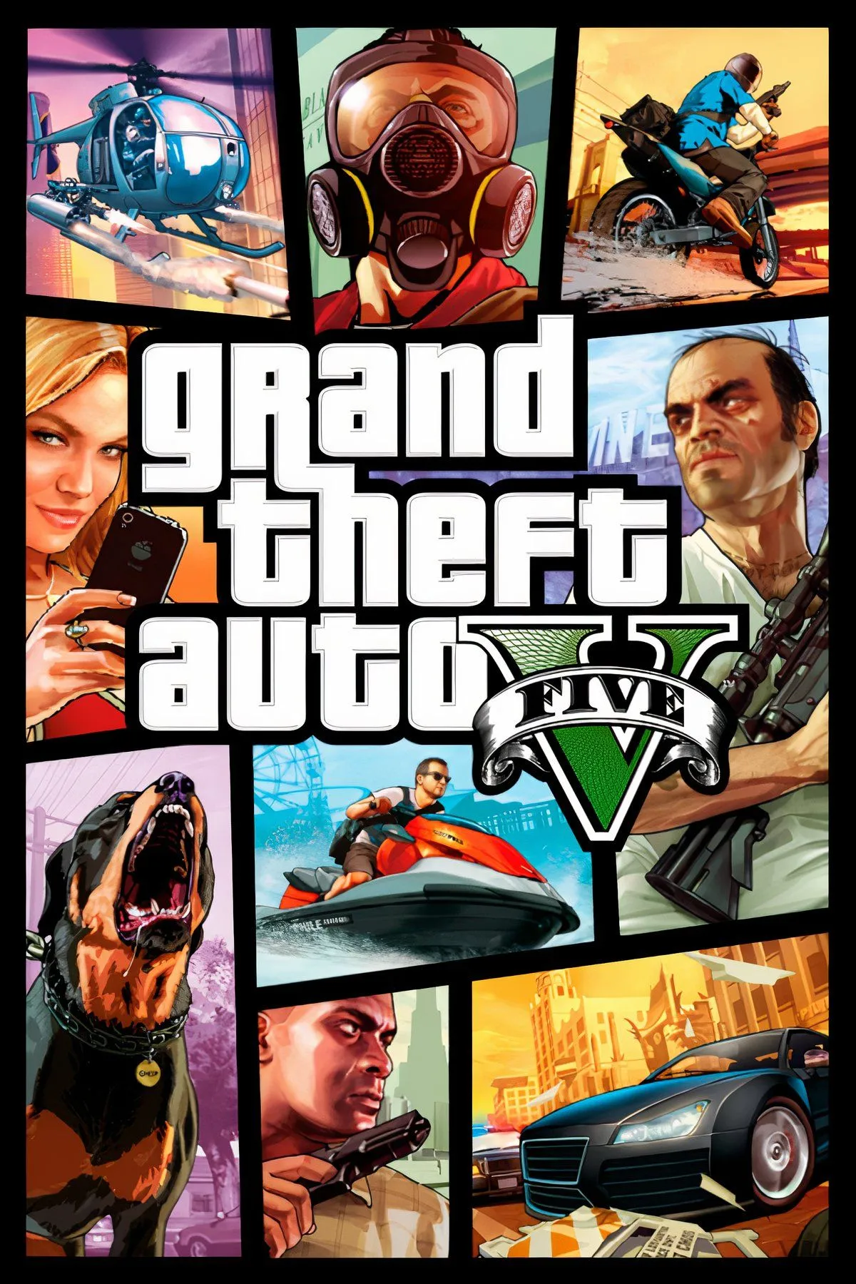 Grand Theft Auto V với cảnh Los Santos hỗn loạn, biểu đạt giấc mơ sống ngoài luật lệ trong thế giới mở đô thị