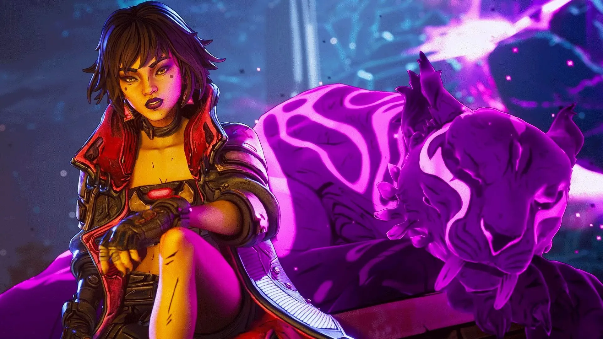 Hình ảnh nhân vật Siren và chủ đề sự kiện Horrors of Kairos trong Borderlands 4