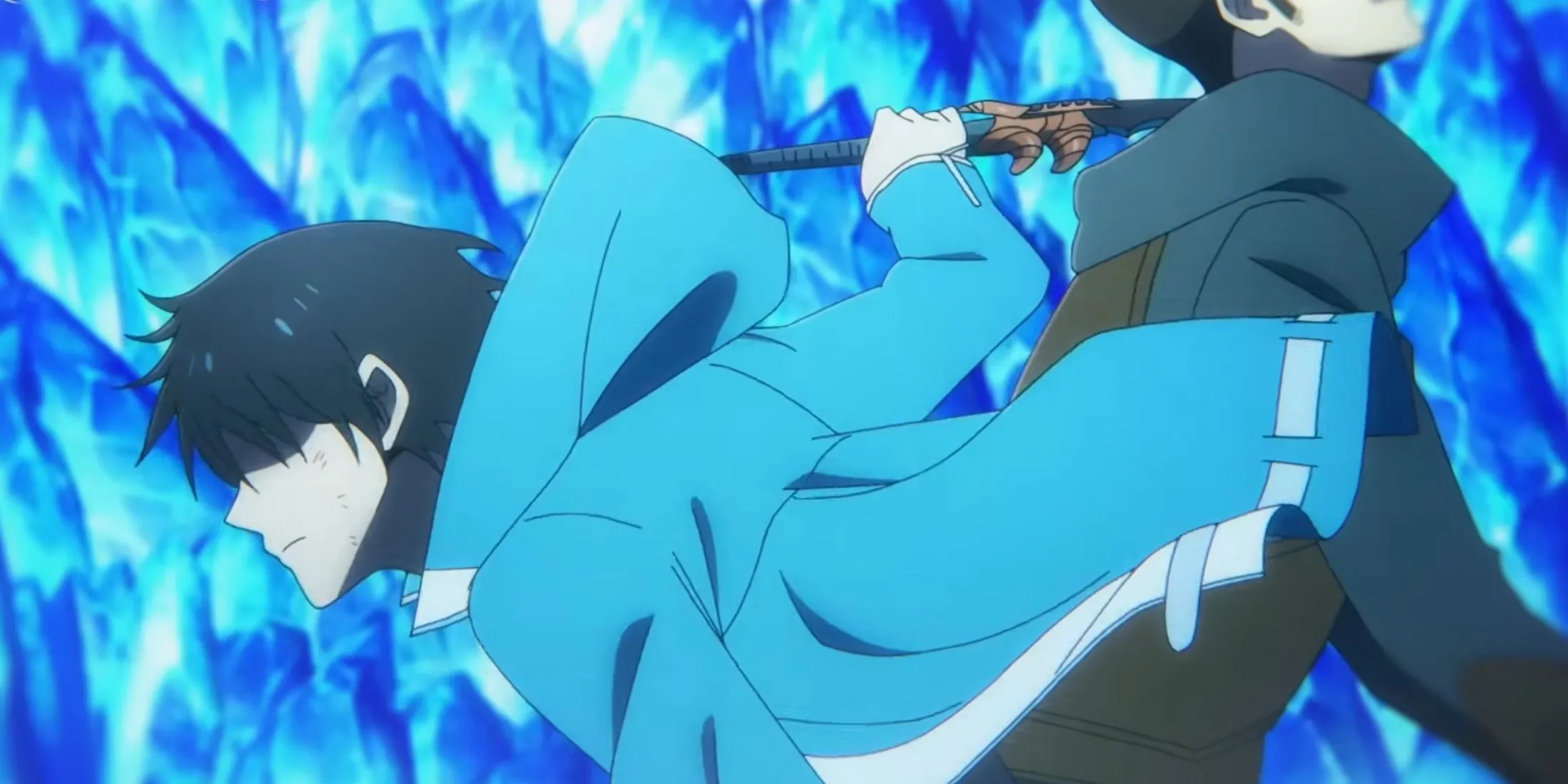 Jinwoo đâm lén kẻ thù trong manhwa Solo Leveling