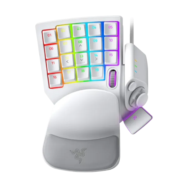 Keypad Razer Tartarus Pro với cụm phím WASD, cần điều hướng và đèn RGB