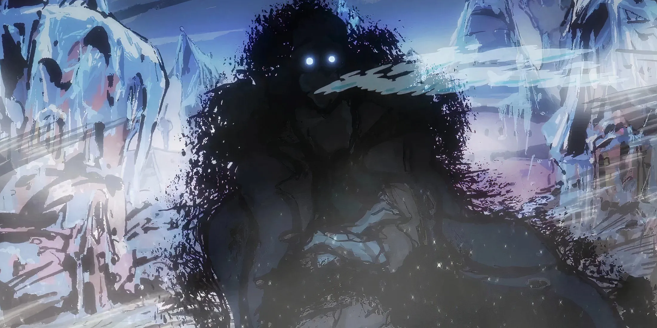 Kuzan (Aokiji) với ánh mắt lạnh, biểu tượng cho năng lực băng Hie Hie no Mi và kinh nghiệm làm Đô đốc