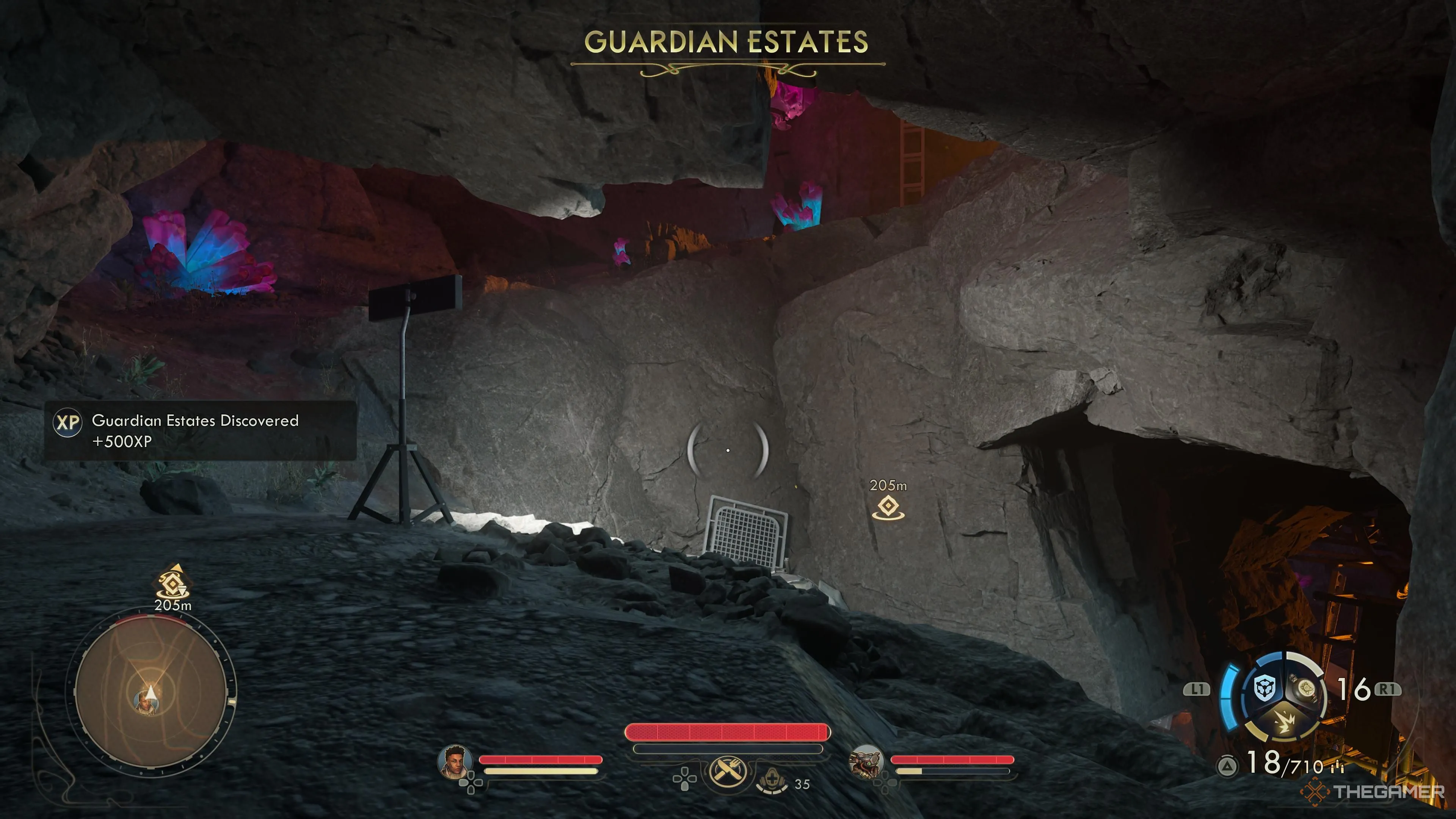 Leo nhanh lên Guardian Estates, tránh đám Scrappers đông đúc trên hành trình.