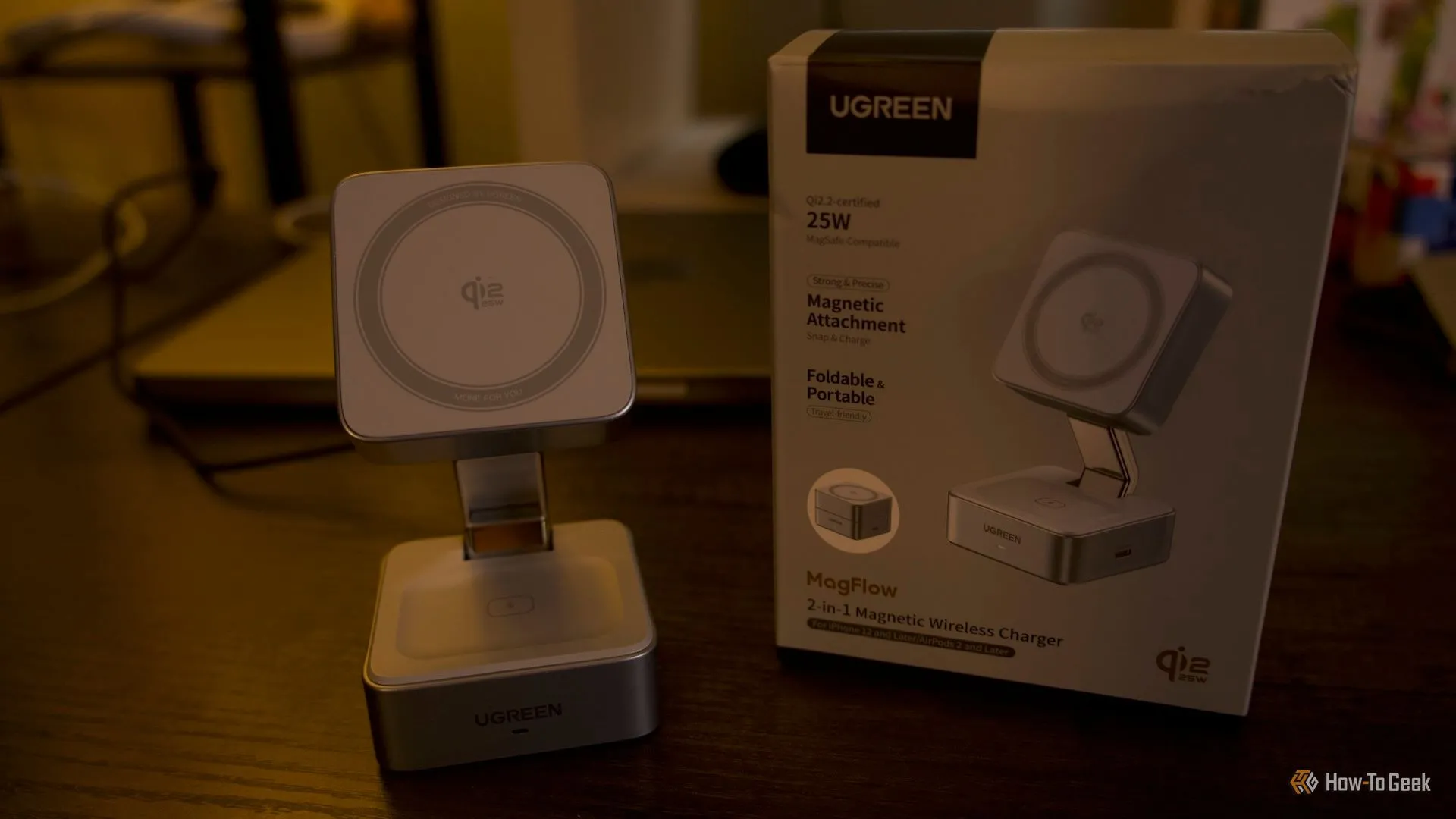 MagFlow và hộp sản phẩm - hiển thị kích thước thực tế và phụ kiện đi kèm