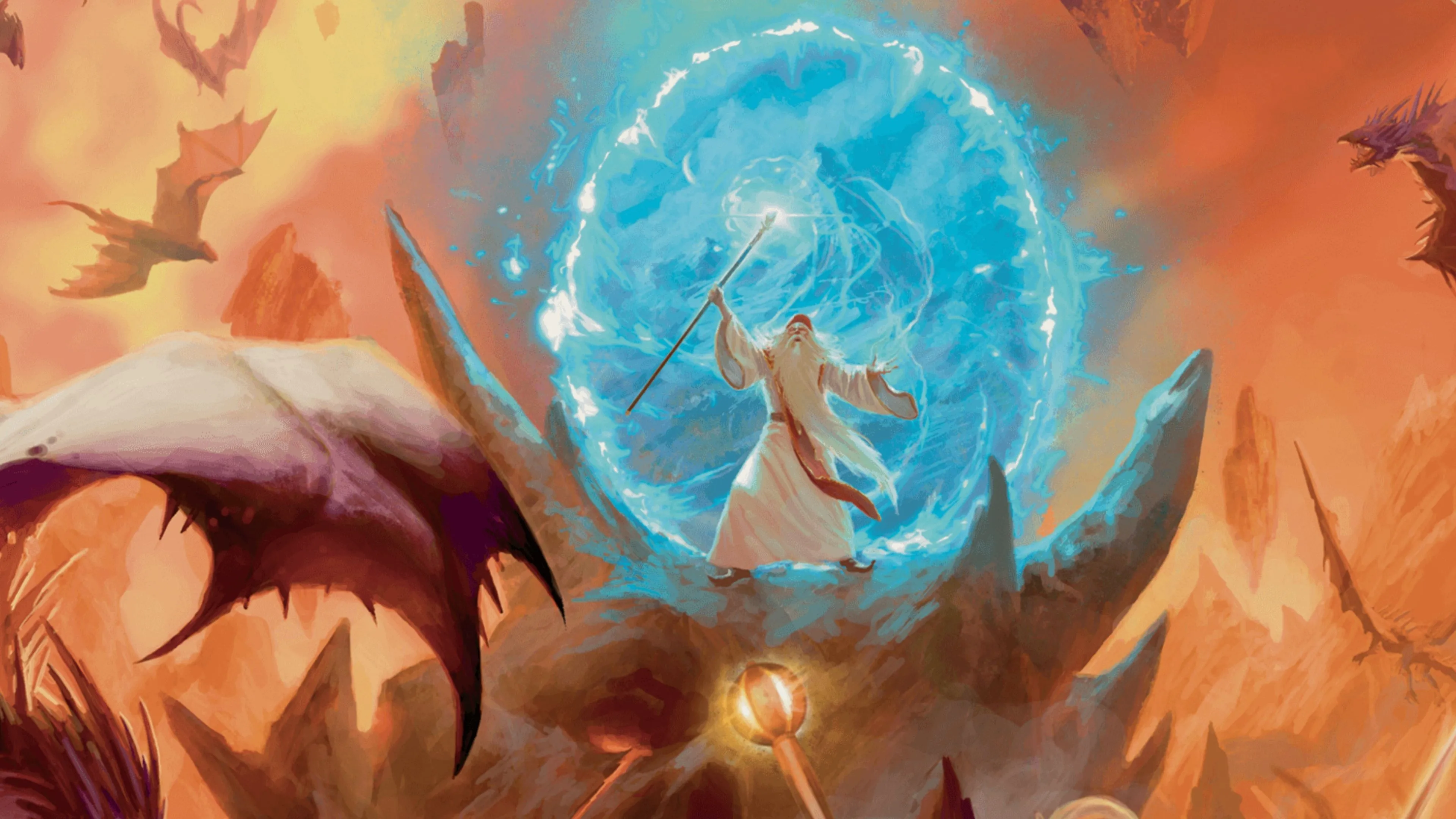 Một pháp sư bảo vệ cổng dịch chuyển trong Dungeons &amp; Dragons (D&amp;D).