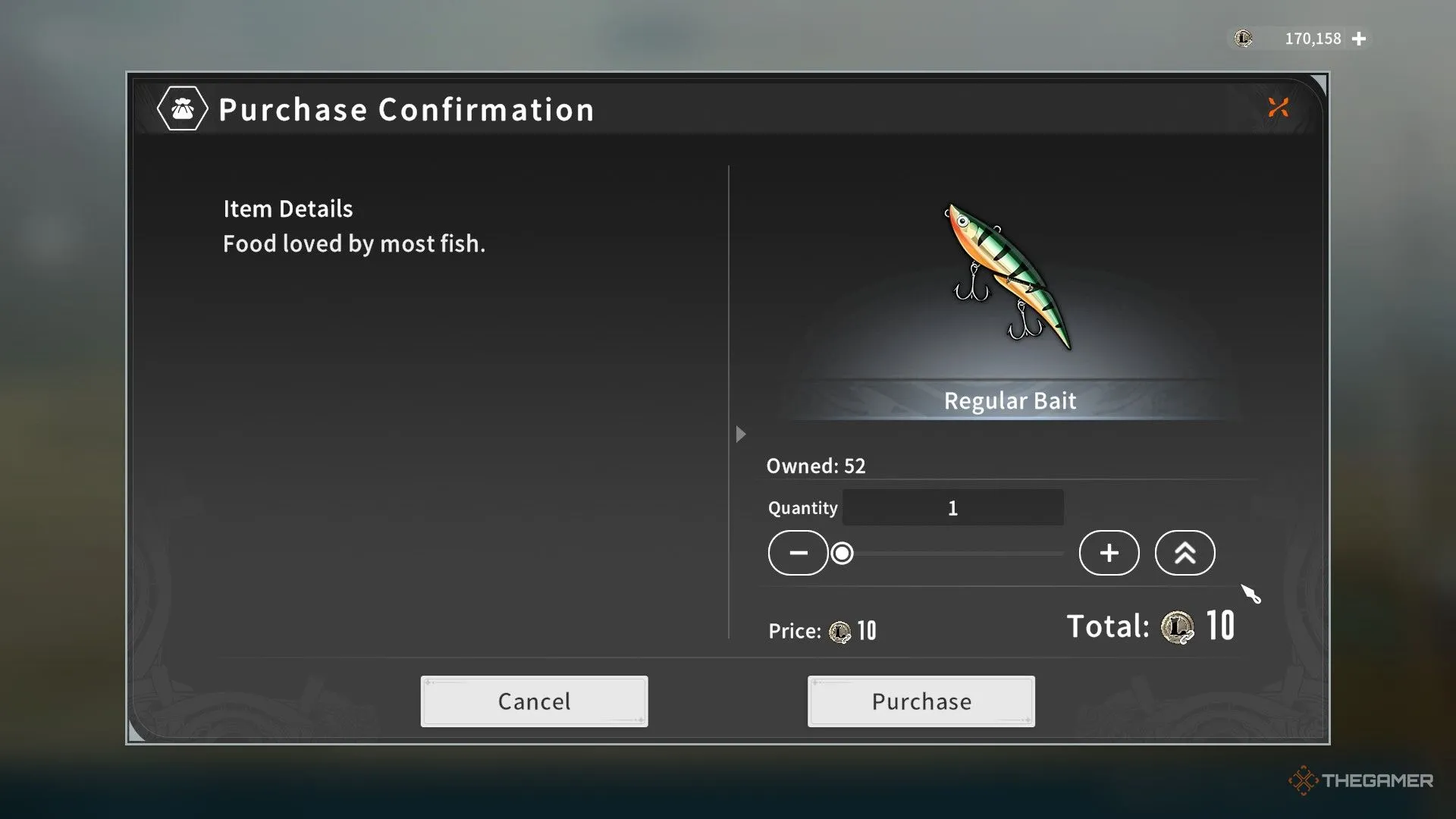 Mua mồi Regular từ cửa hàng câu cá trong Blue Protocol Star Resonance
